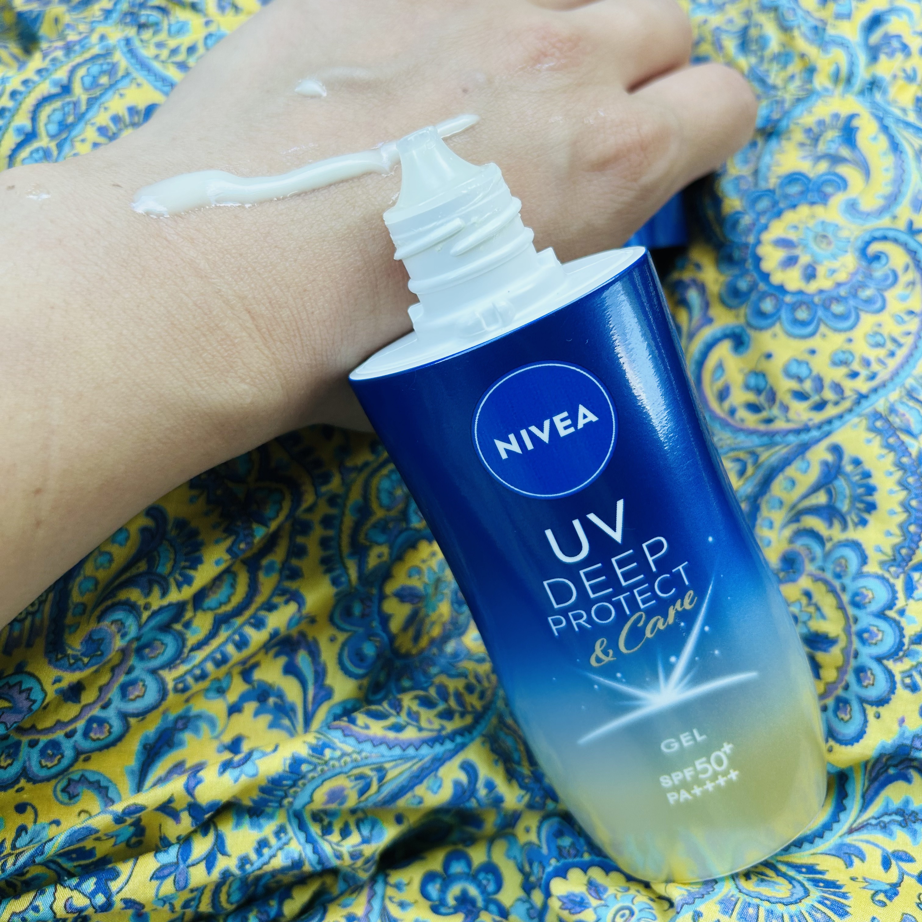 ニベアUV ディープ プロテクト＆ケア ジェル/ニベア/日焼け止めジェルを使ったクチコミ（1枚目）