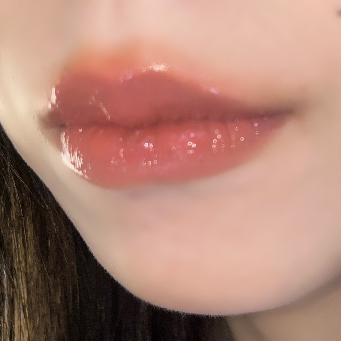 スーパーマットリップ＆チークマッド/INTO U/口紅を使ったクチコミ（2枚目）