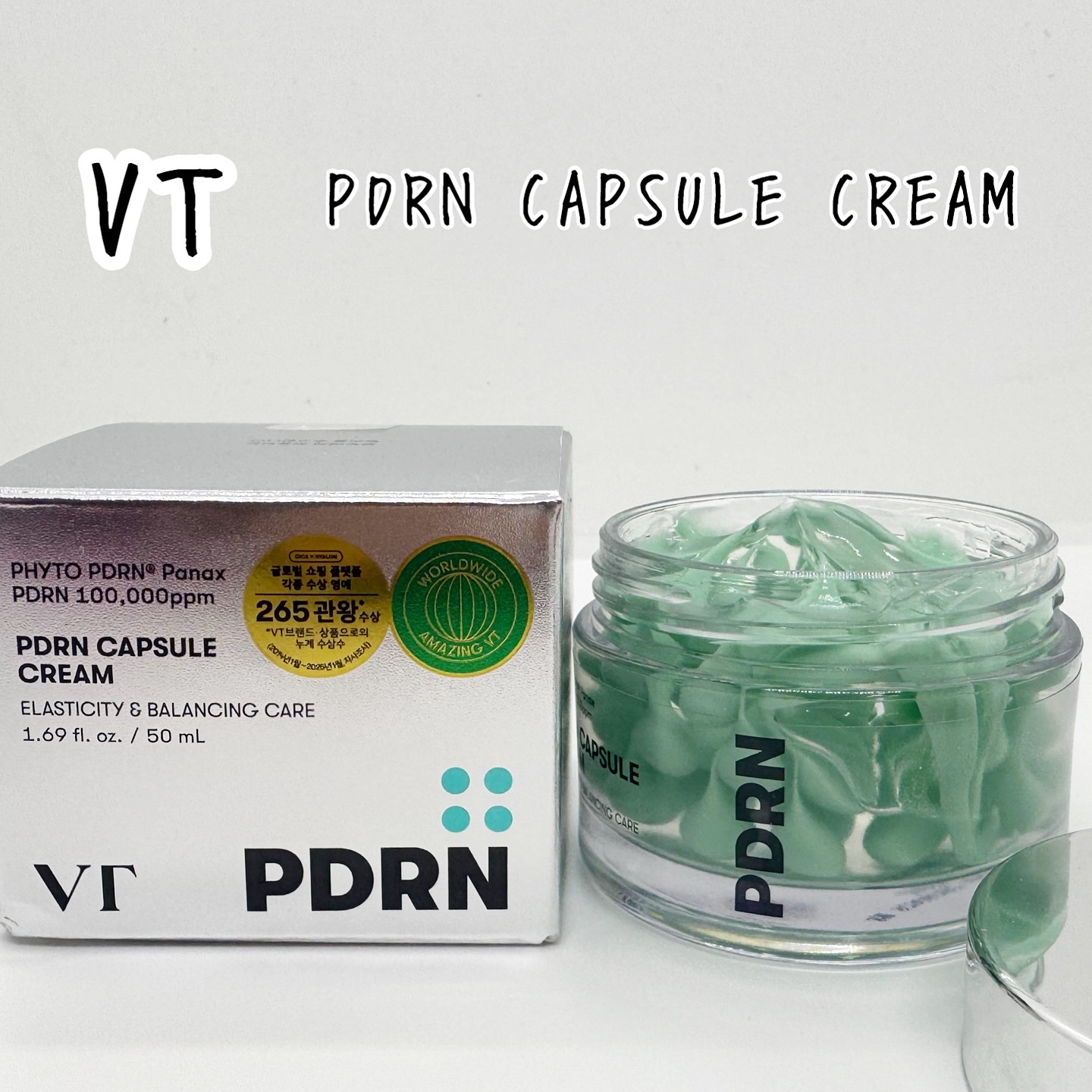 PDRN カプセルクリーム 100/VT/フェイスクリームを使ったクチコミ（1枚目）