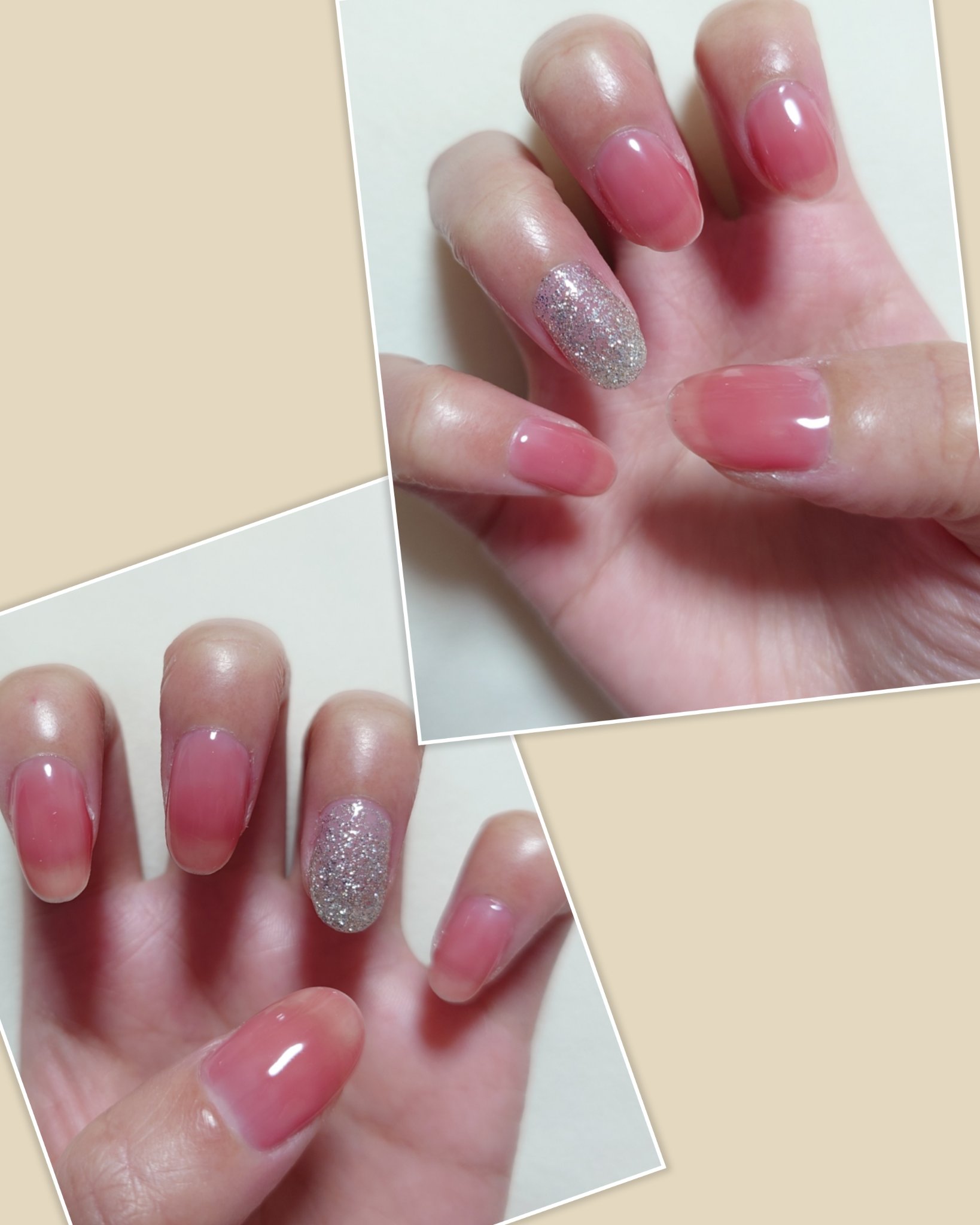 ジェルネイル（ライト対応）/セリア/ジェルネイルを使ったクチコミ（1枚目）