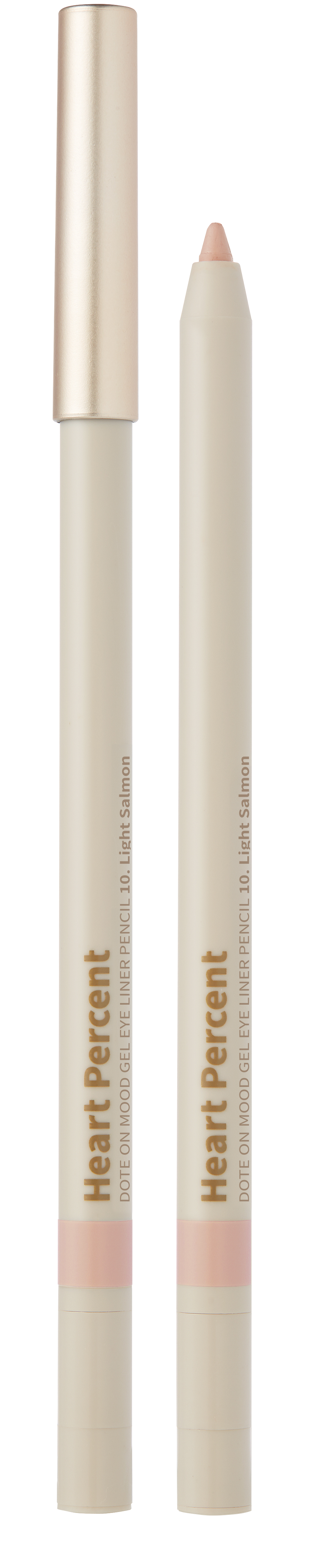 ドットオンムードジェルアイライナーペンシル 10. ライトサーモン