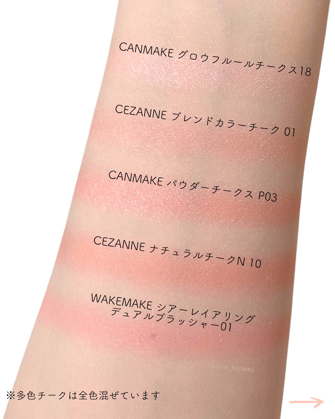 ナチュラル チークN/CEZANNE/パウダーチークを使ったクチコミ（3枚目）