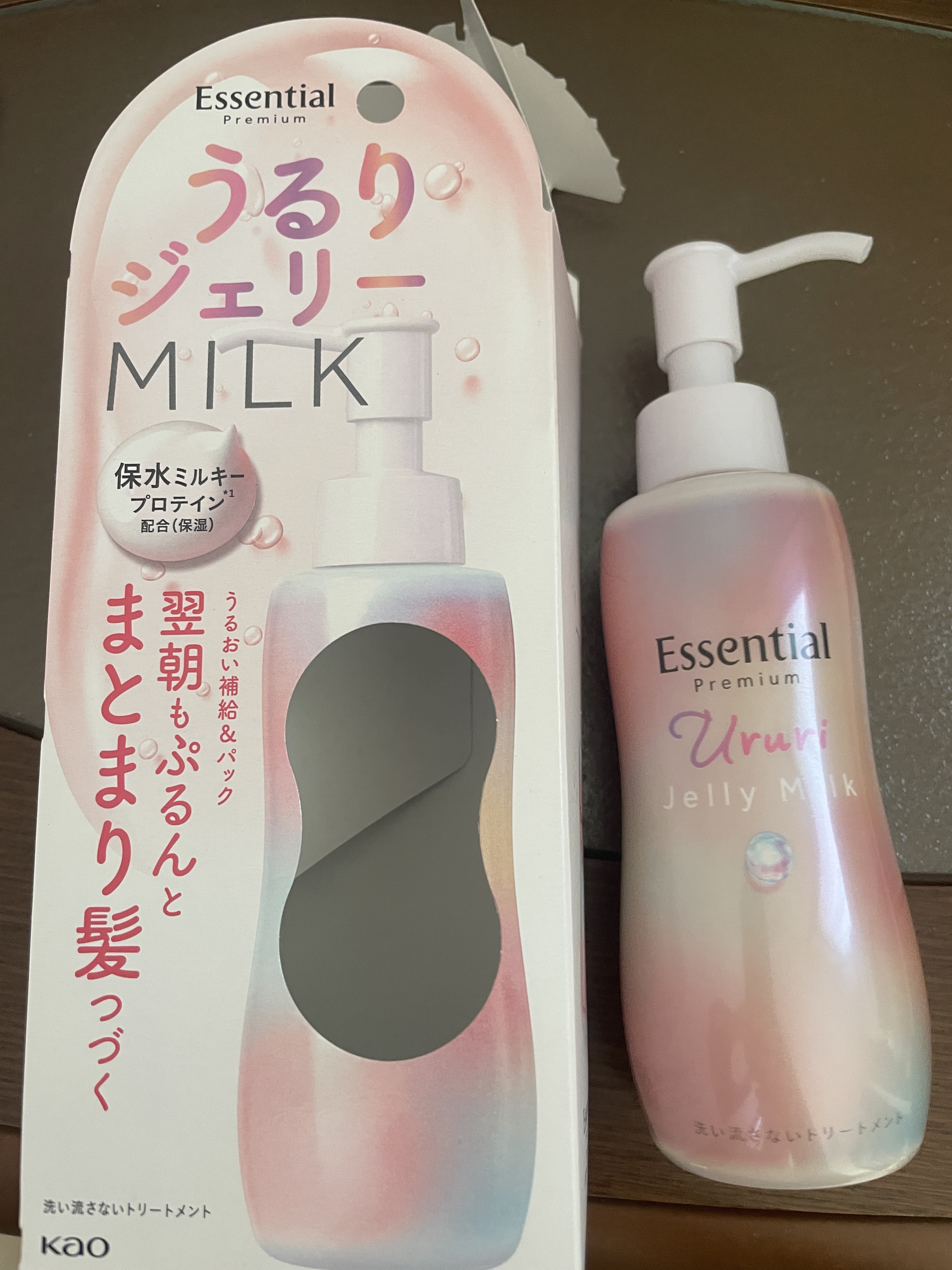 エッセンシャル プレミアム うるりジェリーミルク/エッセンシャル/ヘアミルクを使ったクチコミ（2枚目）
