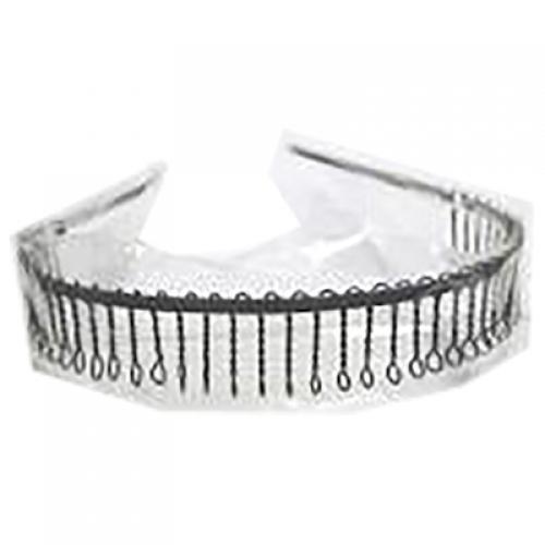 ヒーロー  櫛カチューシャ　黒Ａ