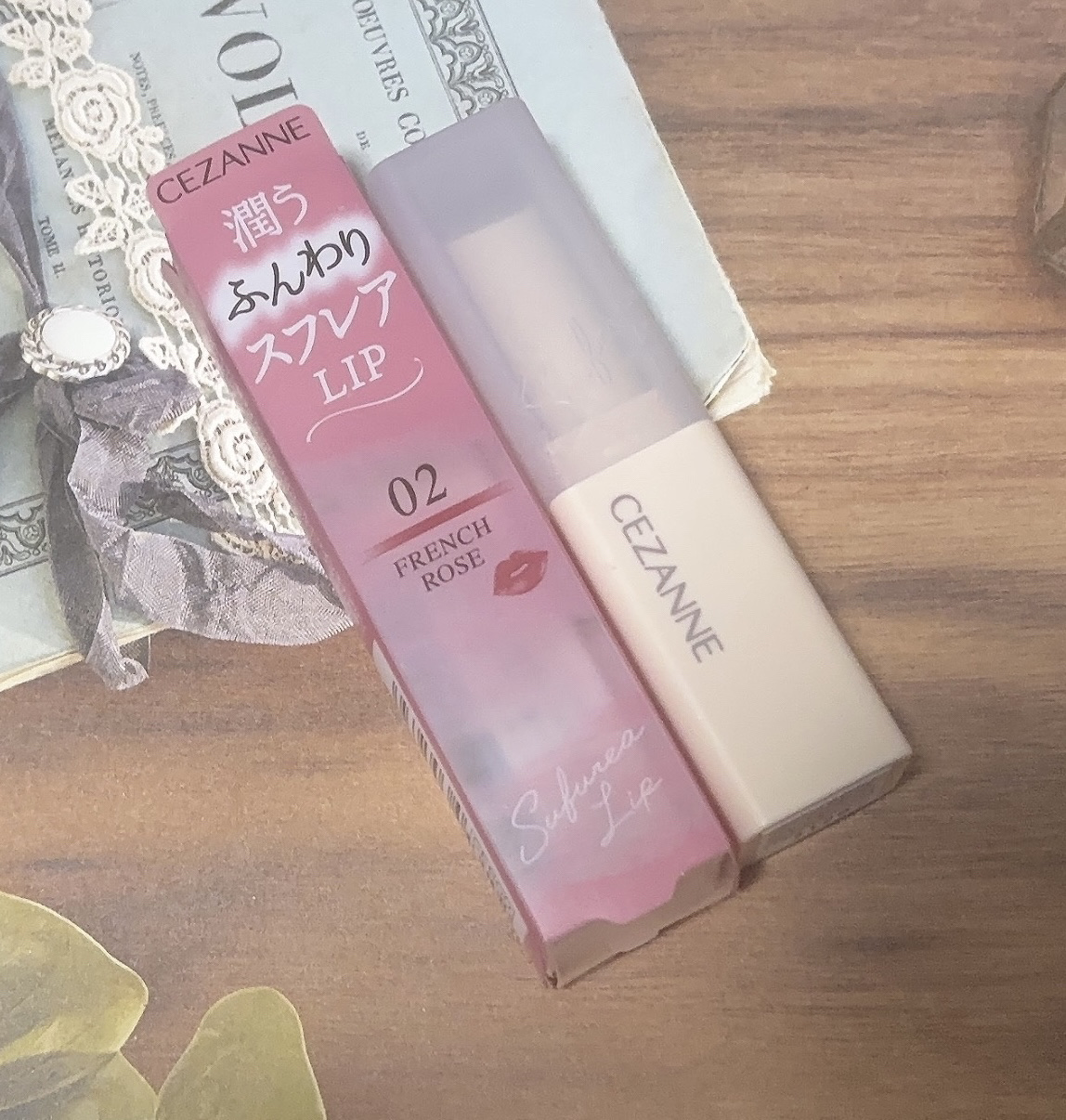 スフレアリップ/CEZANNE/口紅を使ったクチコミ（2枚目）