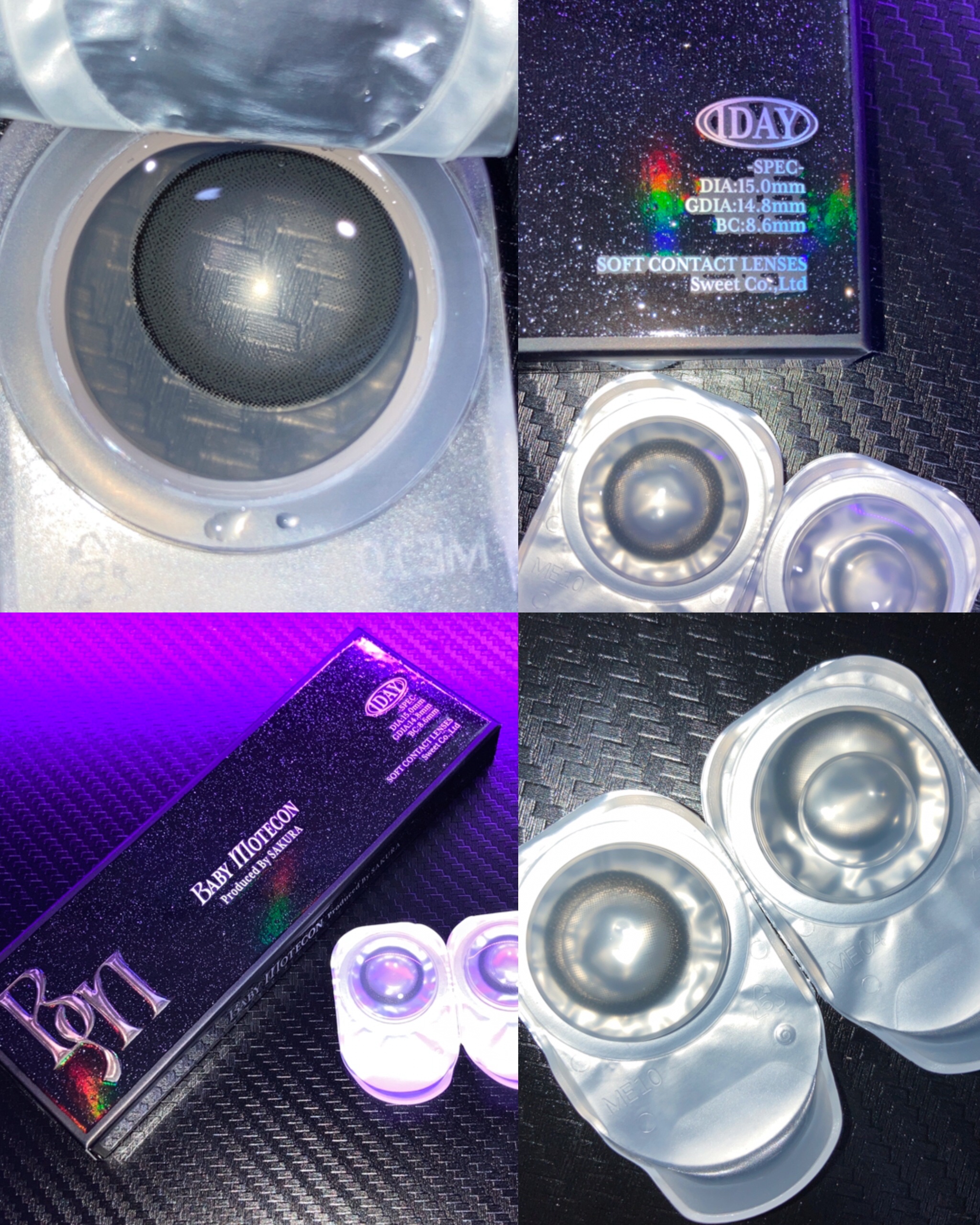 ベイビーデビルベイビー/モテコン/ワンデー（１DAY）カラコンを使ったクチコミ（2枚目）