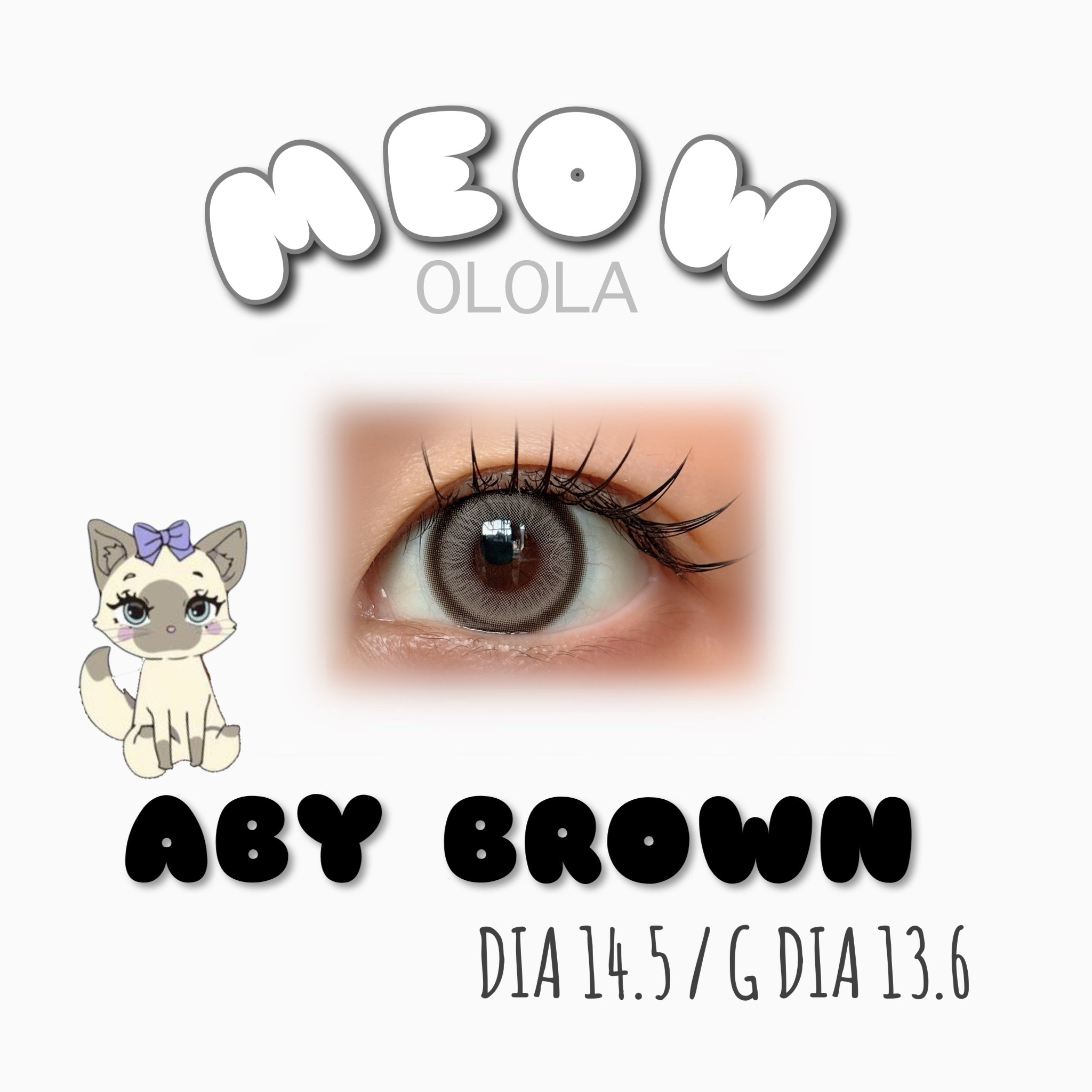 MEOW(ミヤオ) 1month/OLOLA/１ヶ月（１MONTH）カラコンを使ったクチコミ（1枚目）