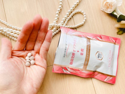 麹菌発酵イソフラボン 葉酸/ISOLACOM/健康サプリメントを使ったクチコミ(6枚目)