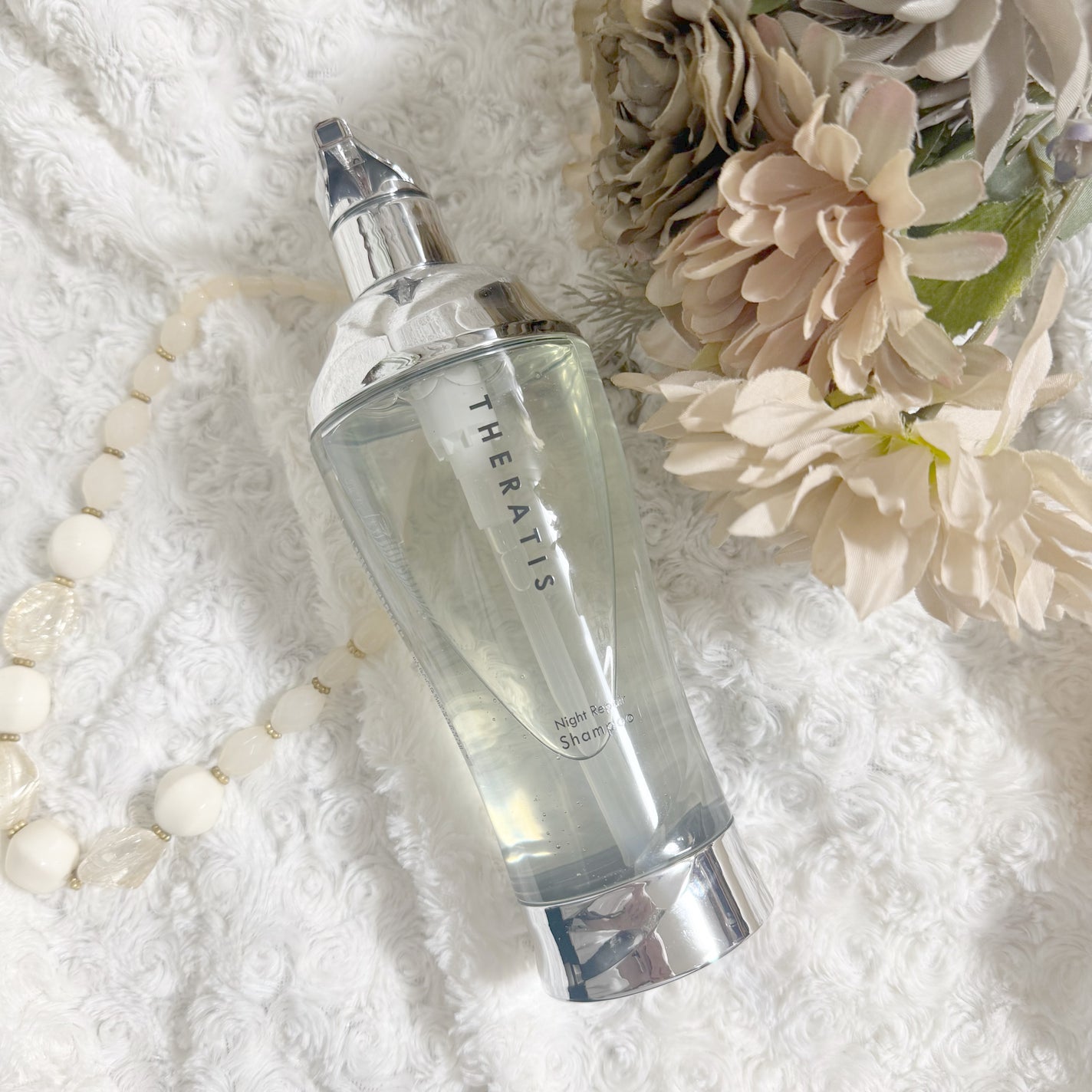 ナイトリペア シャンプー/ヘアトリートメント/THERATIS/シャンプー・コンディショナーを使ったクチコミ(2枚目)