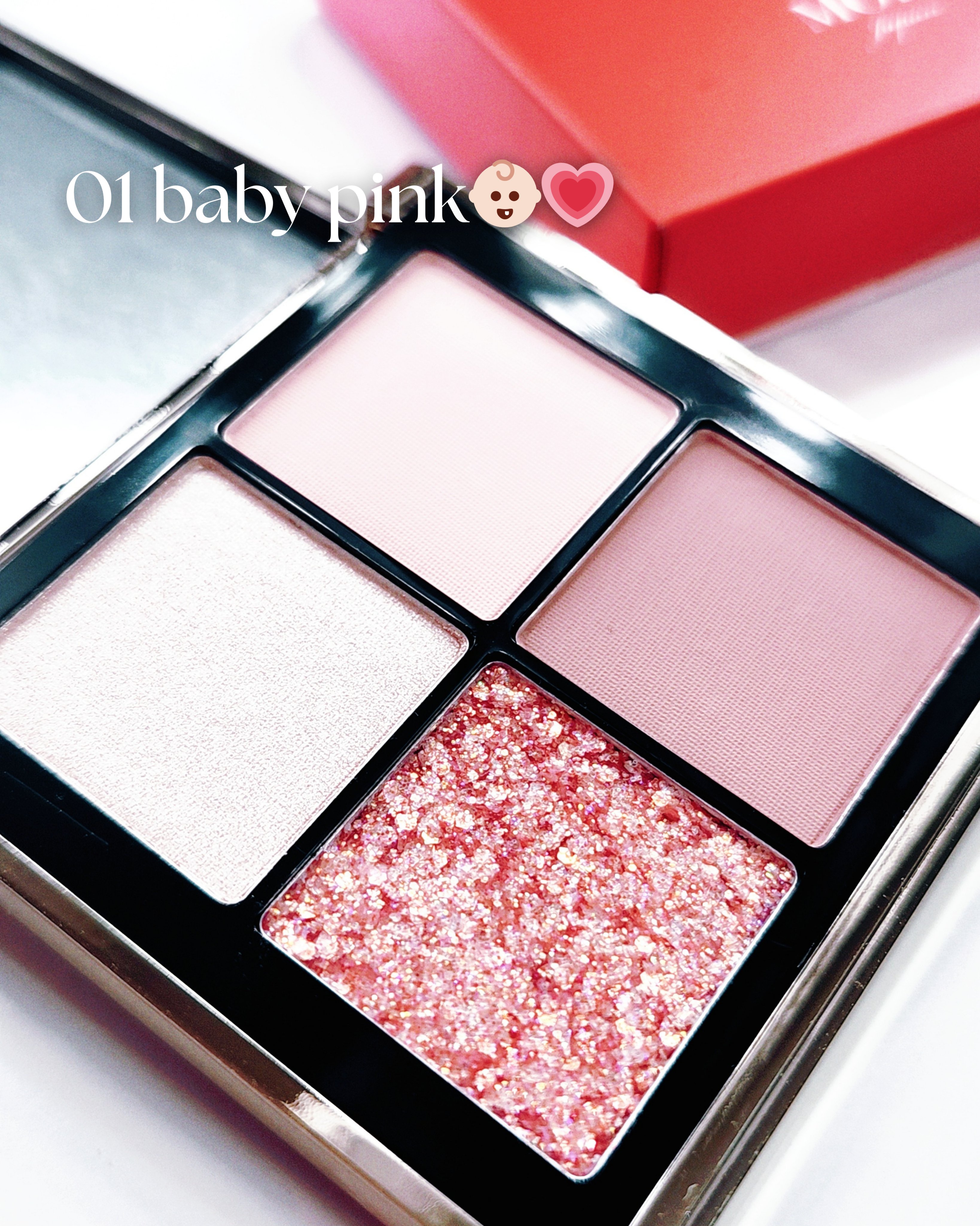 4色アイシャドウパレット/MOKA Japan cosmetics/アイシャドウパレットを使ったクチコミ（3枚目）