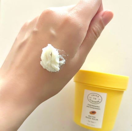 ウォーターウォッシュバーム/JUICE TO CLEANSE/スクラブ・ゴマージュを使ったクチコミ(3枚目)