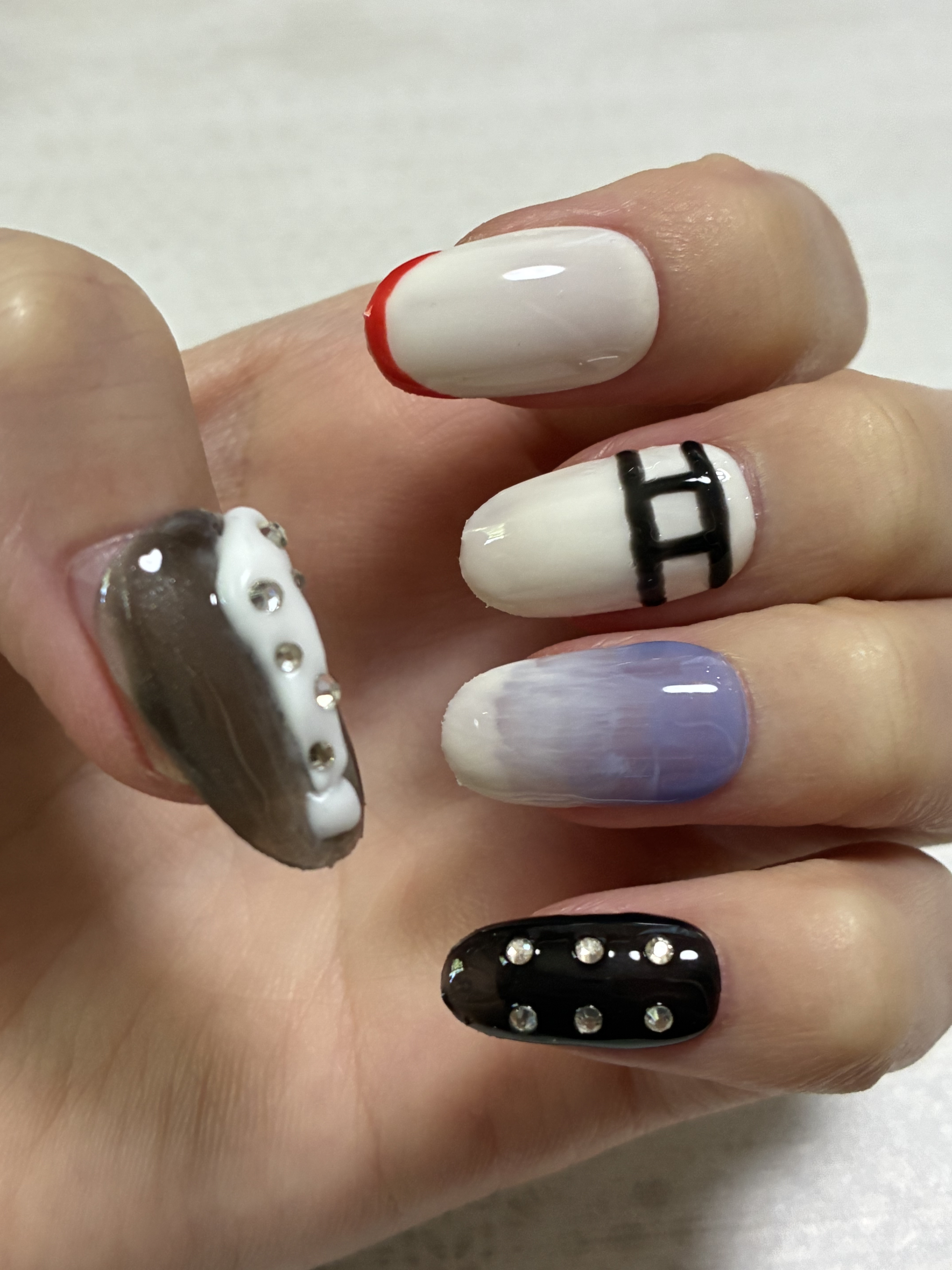 ジェルネイル（ライト対応）/セリア/ジェルネイルを使ったクチコミ（2枚目）