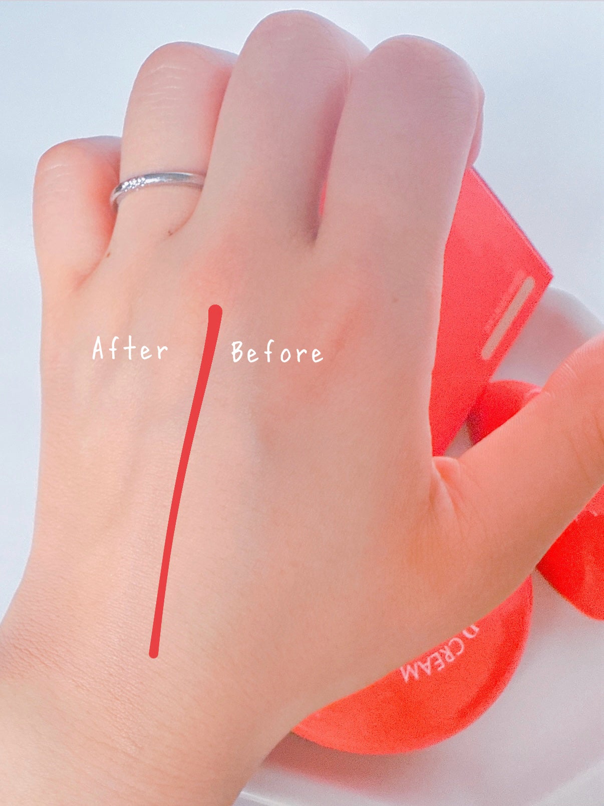 CODEON DDクリームファンデーション/ハンスキン/クリーム・エマルジョンファンデーションを使ったクチコミ(6枚目)