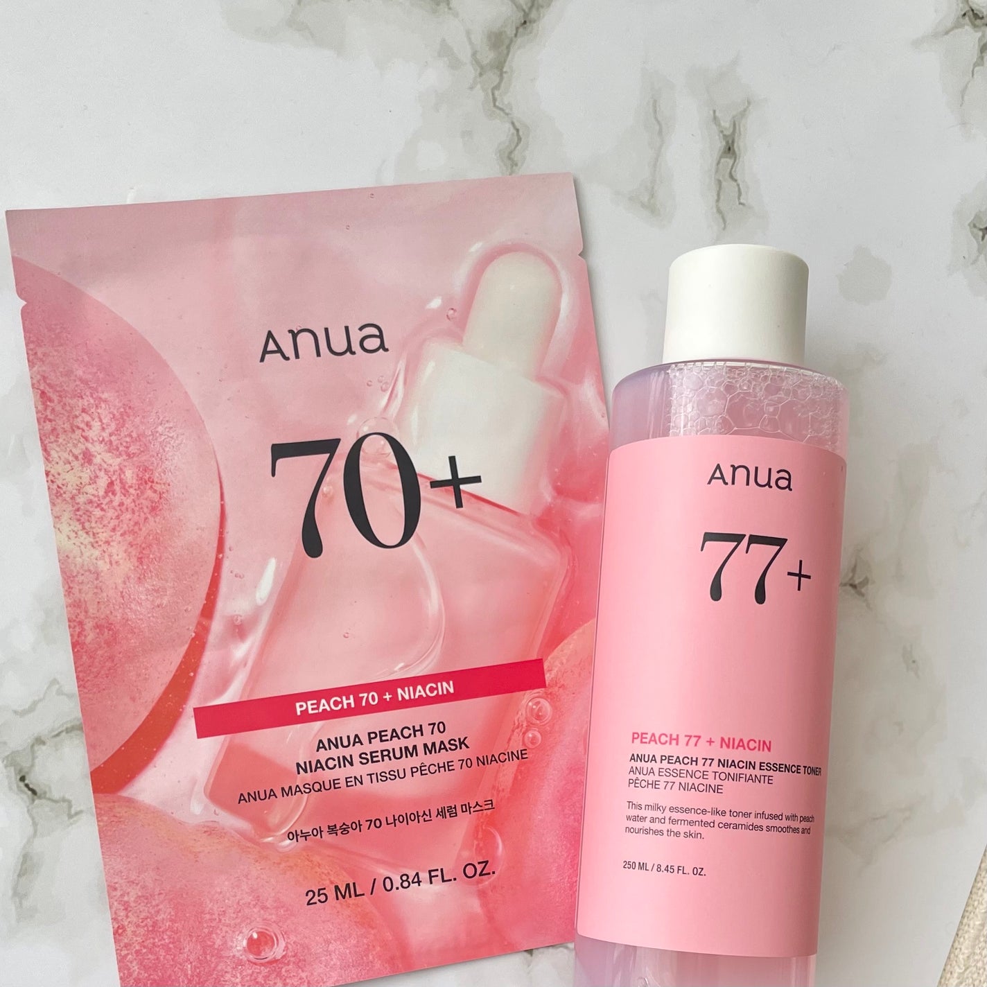 桃77%ナイアシンエッセンストナー 250ml/Anua/化粧水を使ったクチコミ(3枚目)