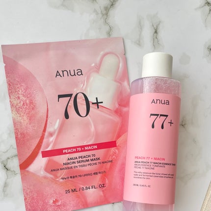 桃77%ナイアシンエッセンストナー 250ml/Anua/化粧水を使ったクチコミ(3枚目)