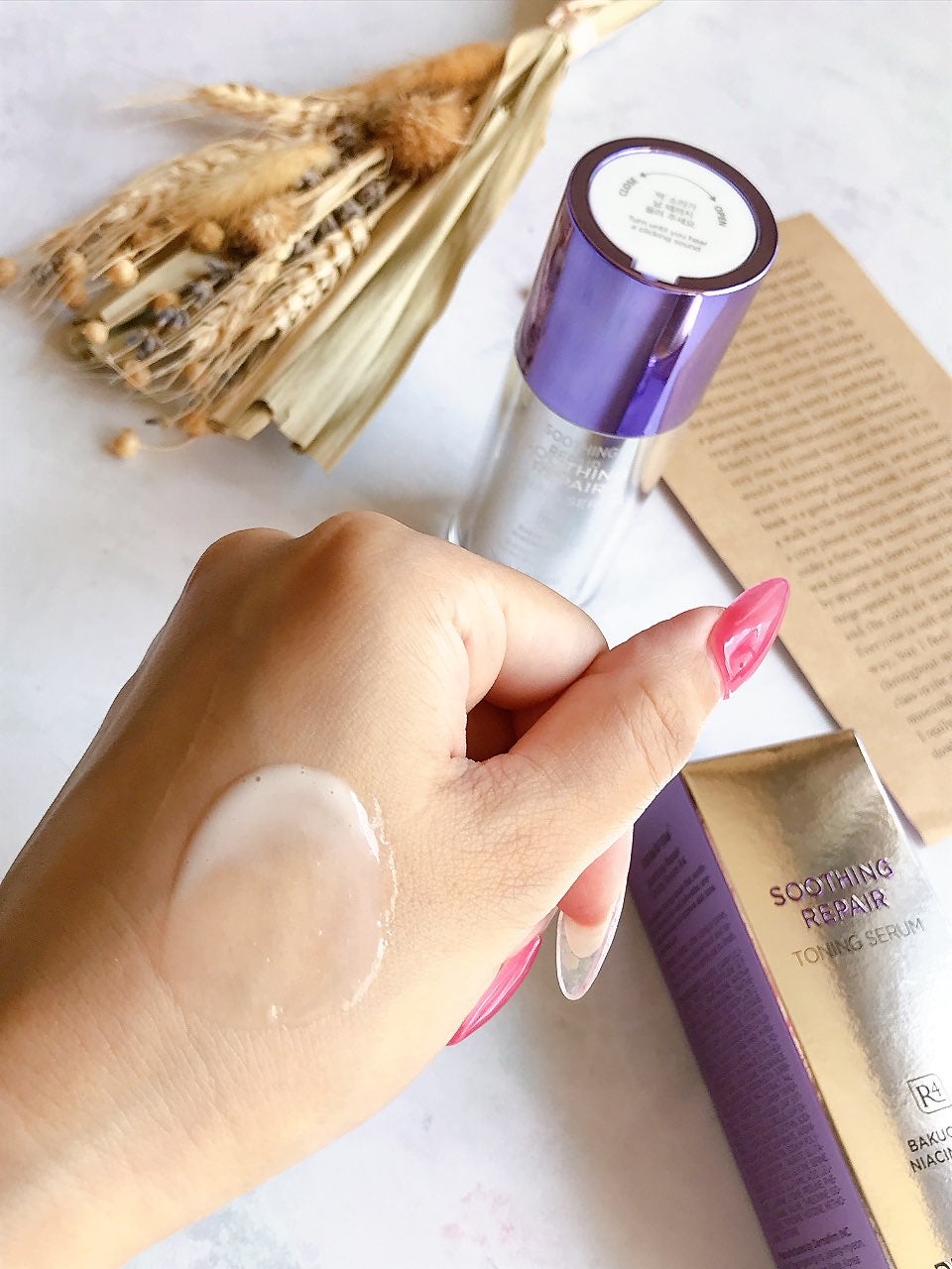 SOOTHING REPAIR TONING SERUM R4/ダーマファーム/美容液を使ったクチコミ(9枚目)