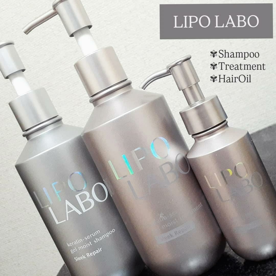 リポ ラボ ケラチンセラム ジェルモイスト シャンプー /トリートメントスリークリペア*/LIPO LABO/市販シャンプーを使ったクチコミ(1枚目)