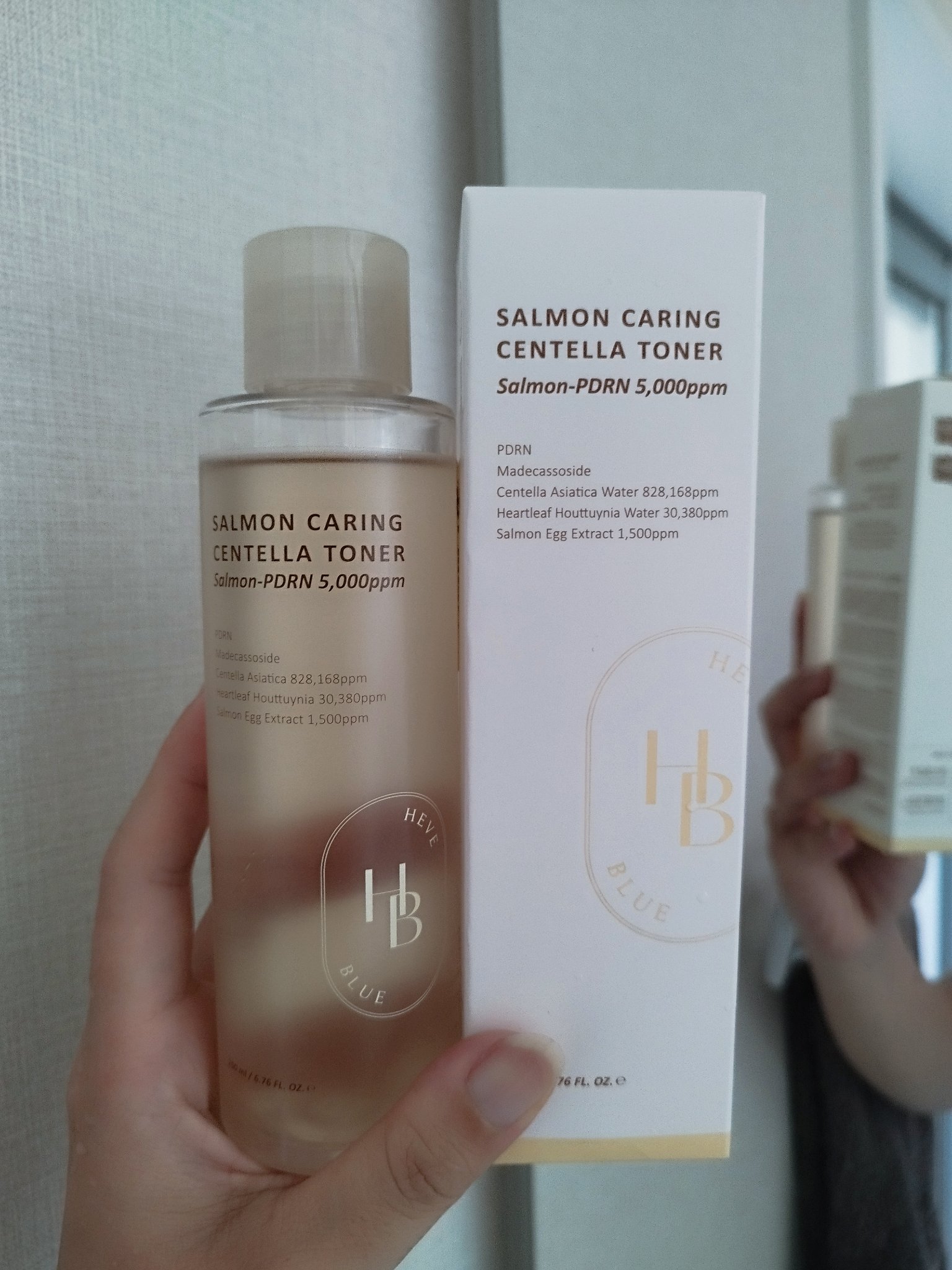 サーモンケアリングセンテラトナー/Heve Blue/化粧水を使ったクチコミ（1枚目）