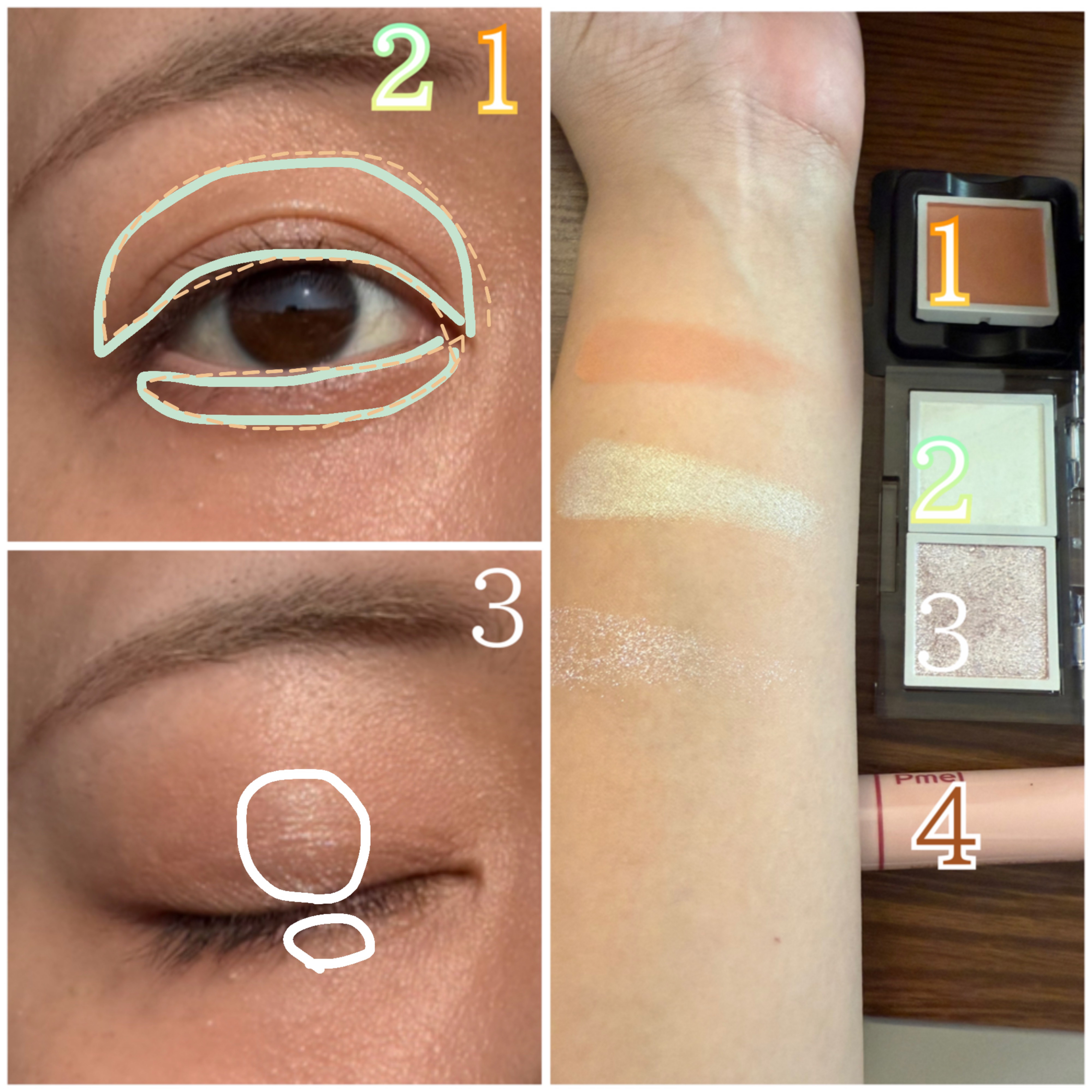 アディクション ザ シングル アイシャドウ ネイキッドシアー 003N Papaya Salad/ADDICTION/単色アイシャドウを使ったクチコミ（3枚目）