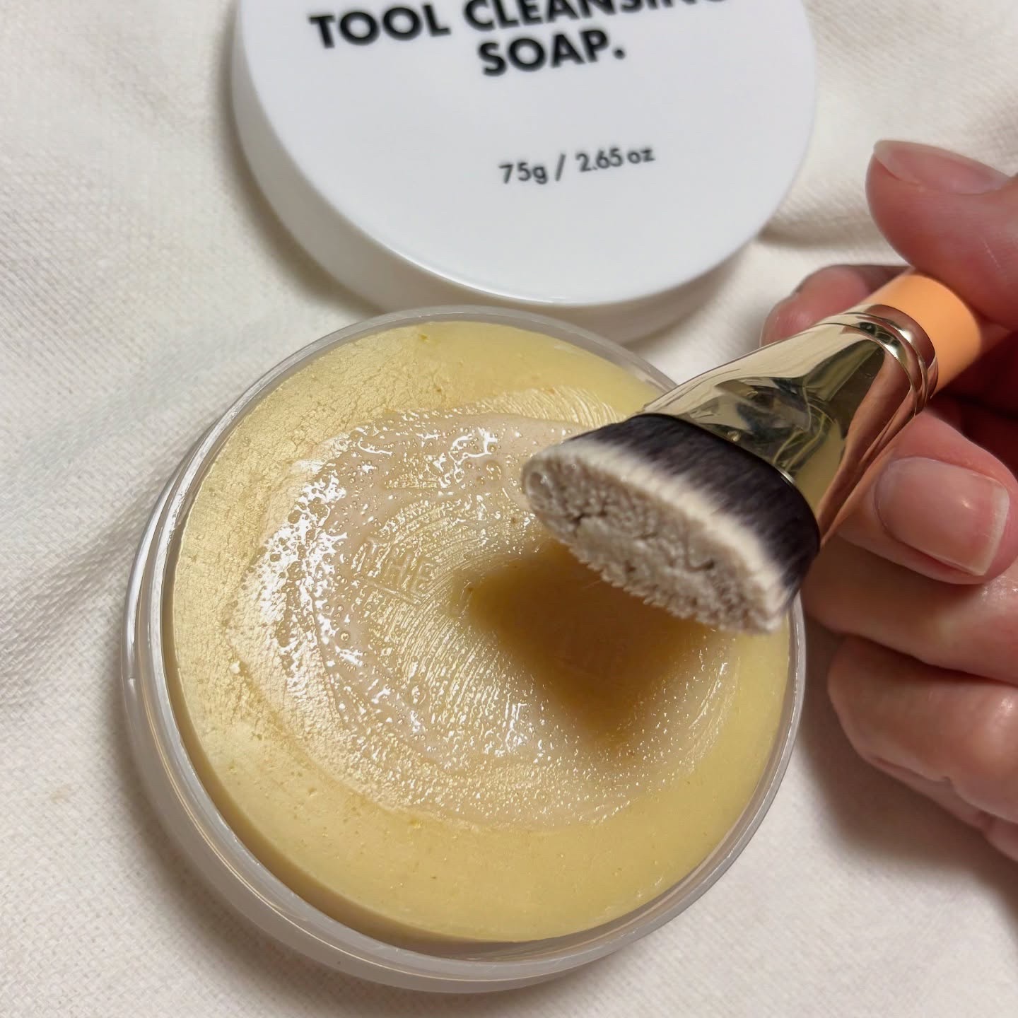 THE TOOL LAB ブラシ&パフクレンザー/THE TOOL LAB/その他化粧小物を使ったクチコミ（3枚目）