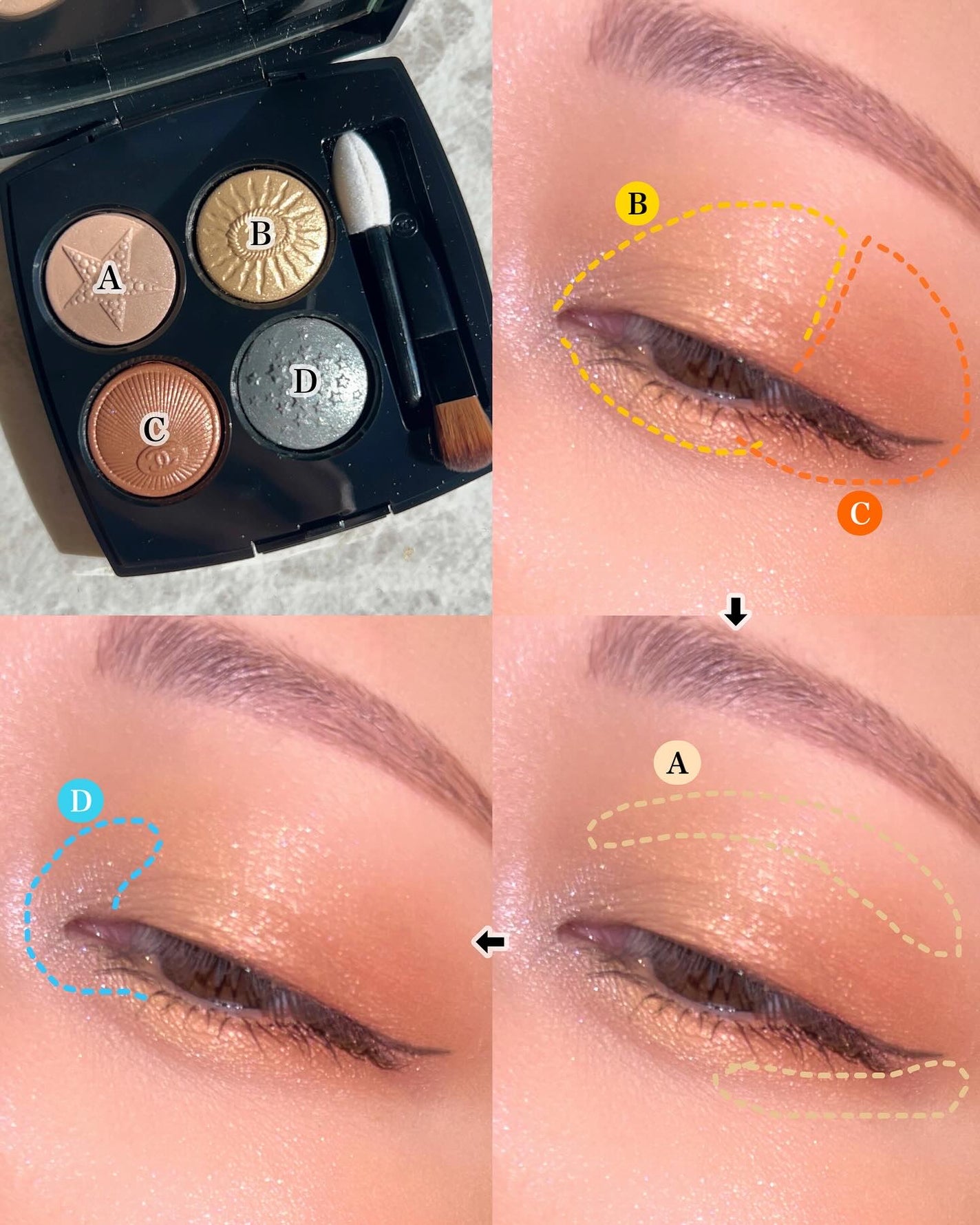 レ キャトル オンブル ブトン/CHANEL/アイシャドウパレットを使ったクチコミ(3枚目)