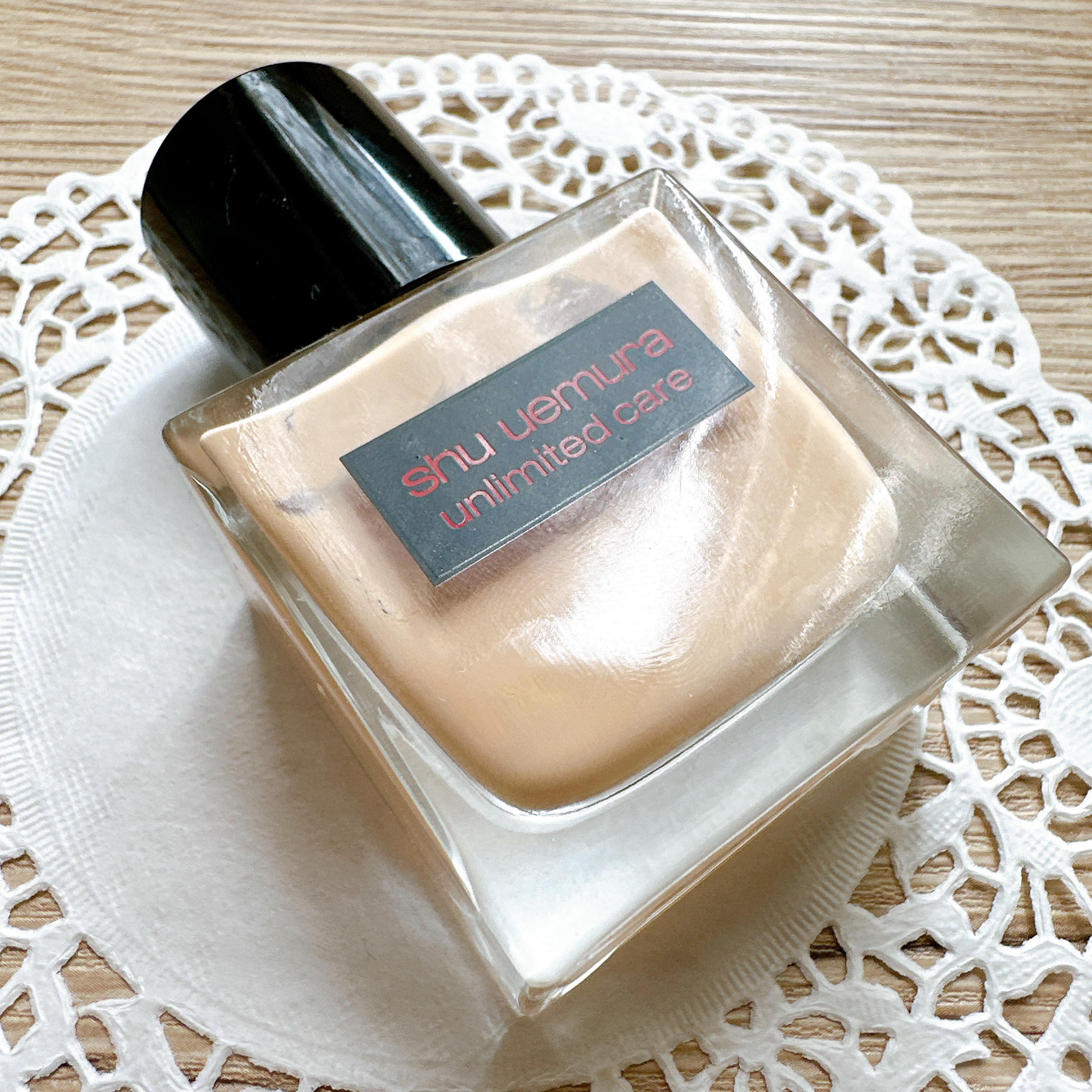 アンリミテッド ケア ツヤ セラム ファンデーション/shu uemura/リキッドファンデーションを使ったクチコミ（2枚目）