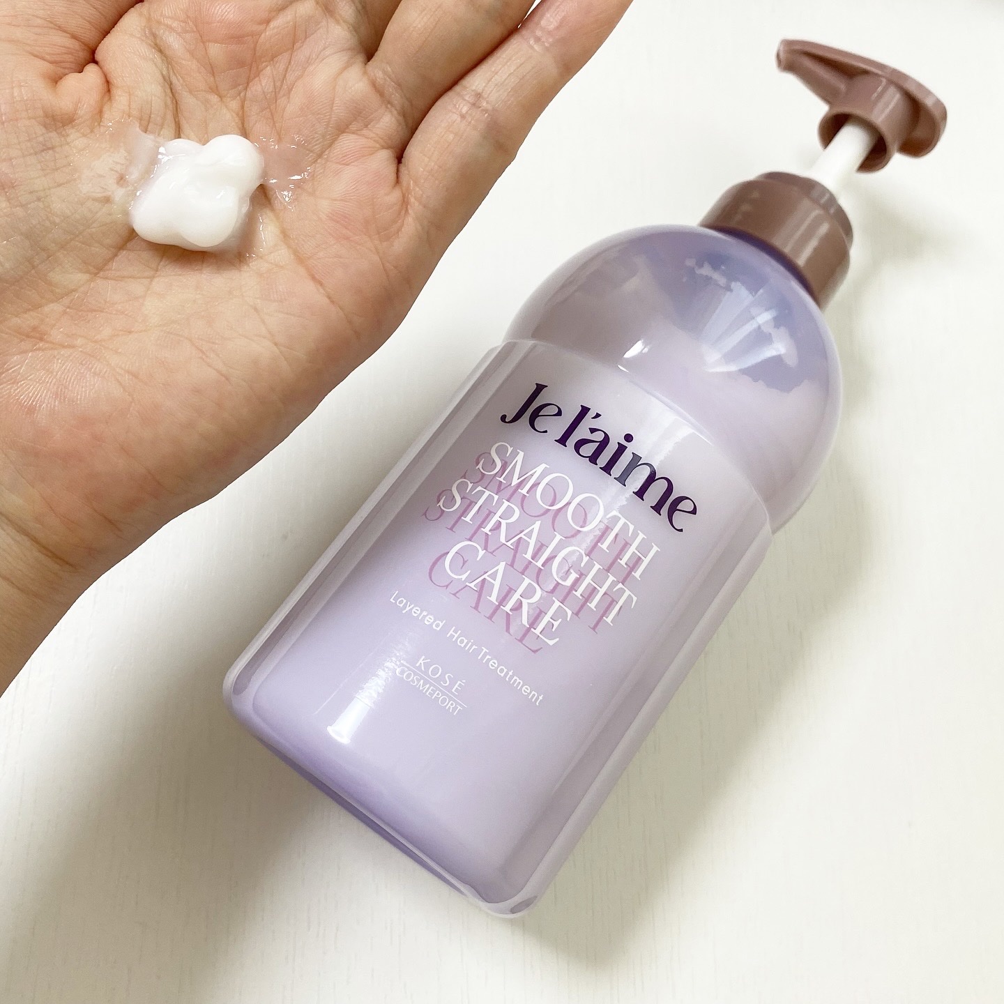 ジュレーム レイヤード シャンプー/ヘアトリートメント（スムースストレートケア）/Je l'aime/市販シャンプーを使ったクチコミ（3枚目）