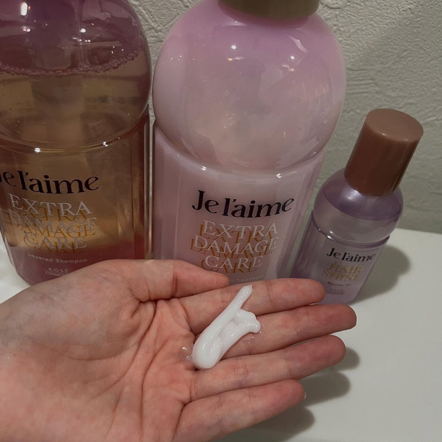 ジュレーム レイヤード シャンプー/ヘアトリートメント (エクストラダメージケア)/Je l'aime/市販シャンプーを使ったクチコミ(3枚目)