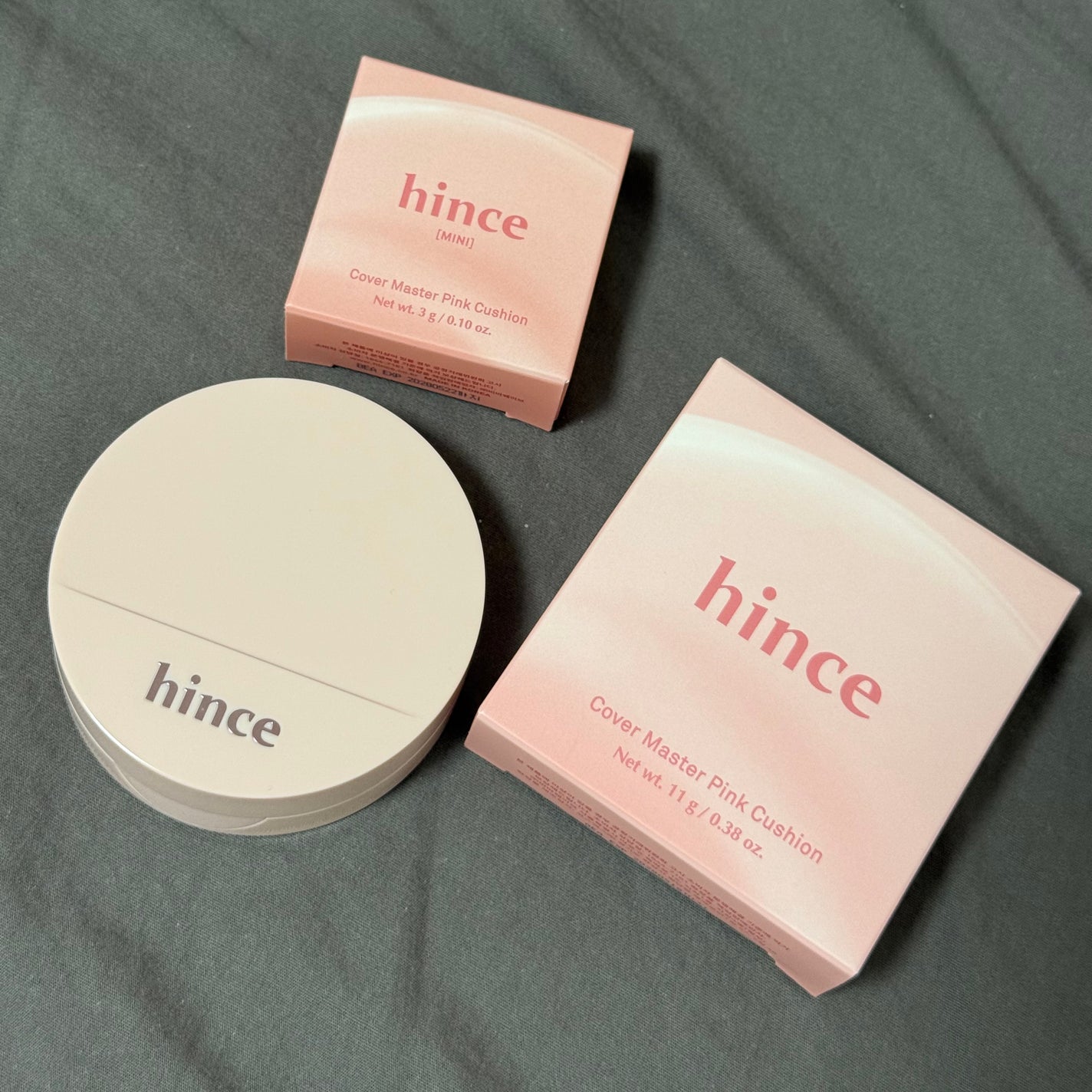 カバーマスターピンククッション/hince/クッションファンデーションを使ったクチコミ(1枚目)