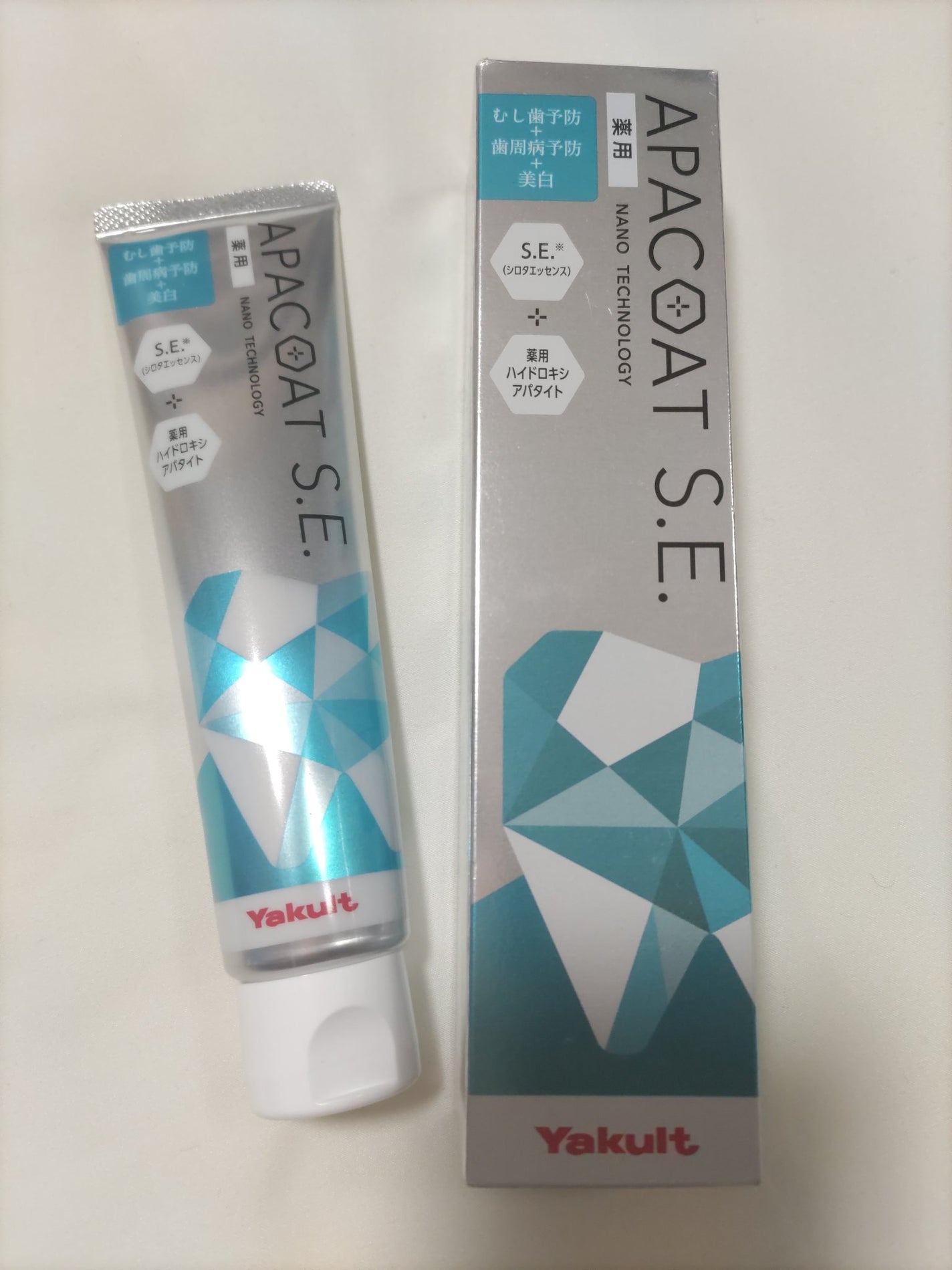 ヤクルト 薬用アパコート S.E.<ナノテクノロジー>/ヤクルト ビューティエンス/歯磨き粉を使ったクチコミ(1枚目)