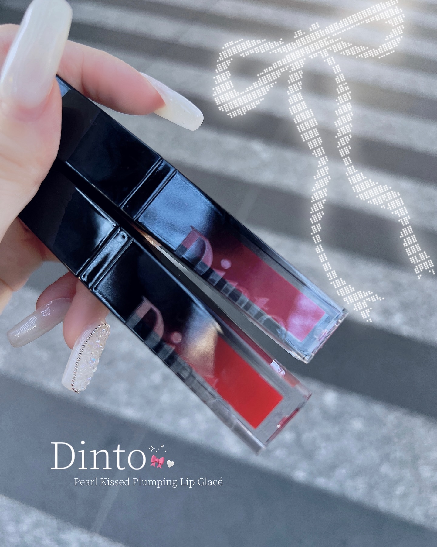 ディープキスド プランピング リップエナメル/Dinto/リップグロスを使ったクチコミ（1枚目）