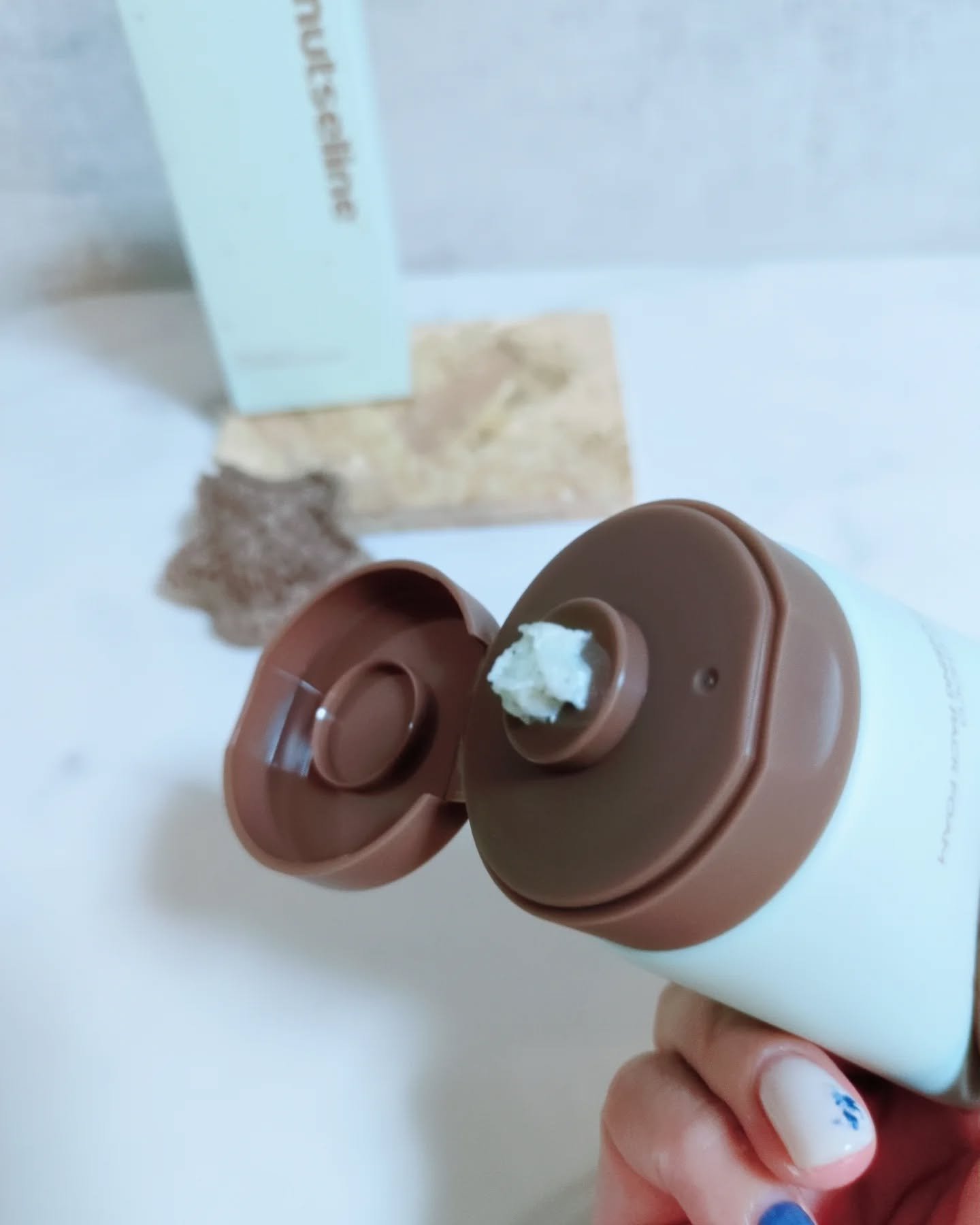 チョコミントクレンジングパックフォーム/nutseline/洗顔フォームを使ったクチコミ（3枚目）