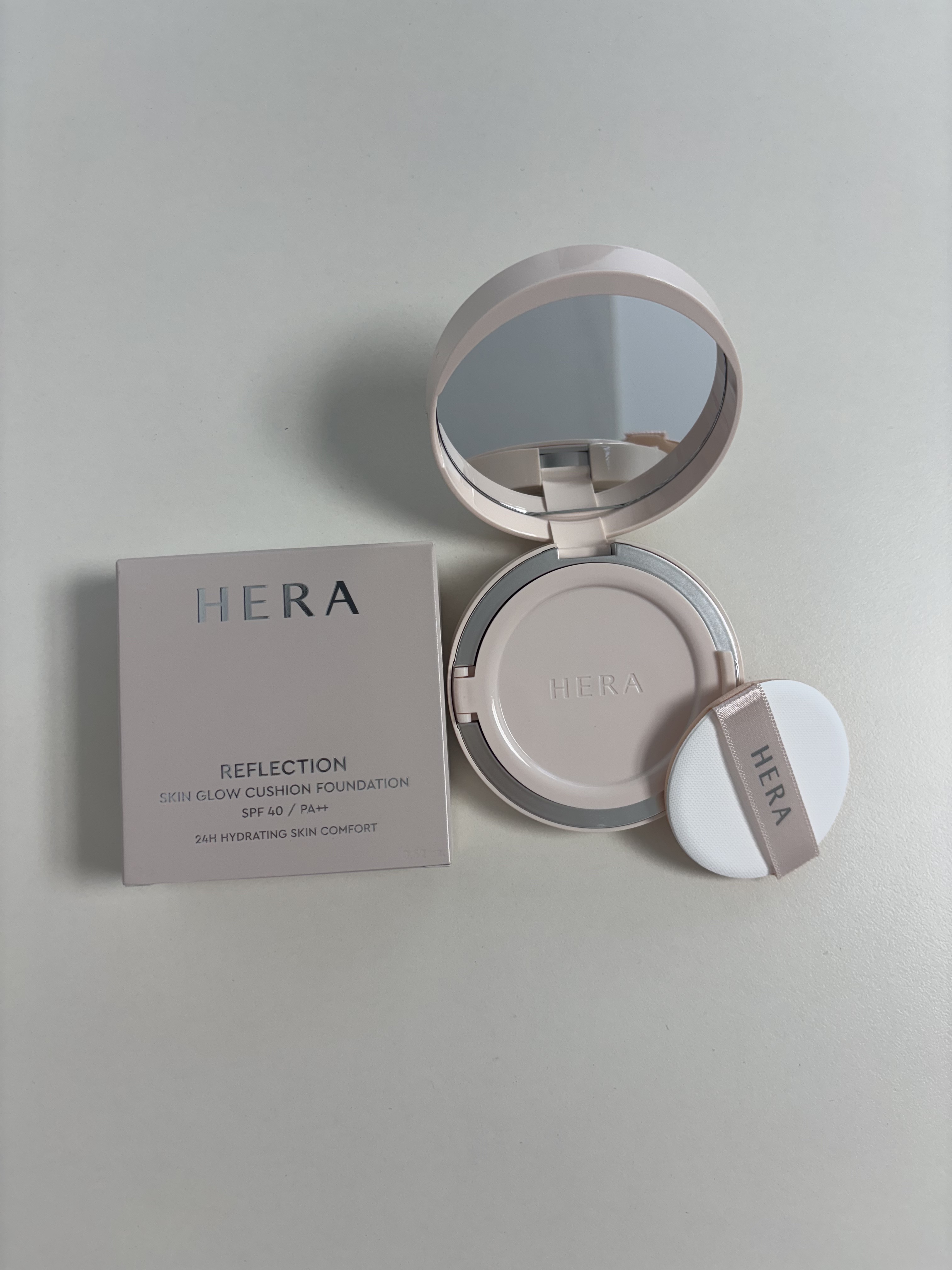 リフレクション スキン グロウ クッション ファンデーション/HERA/クッションファンデーションを使ったクチコミ（2枚目）