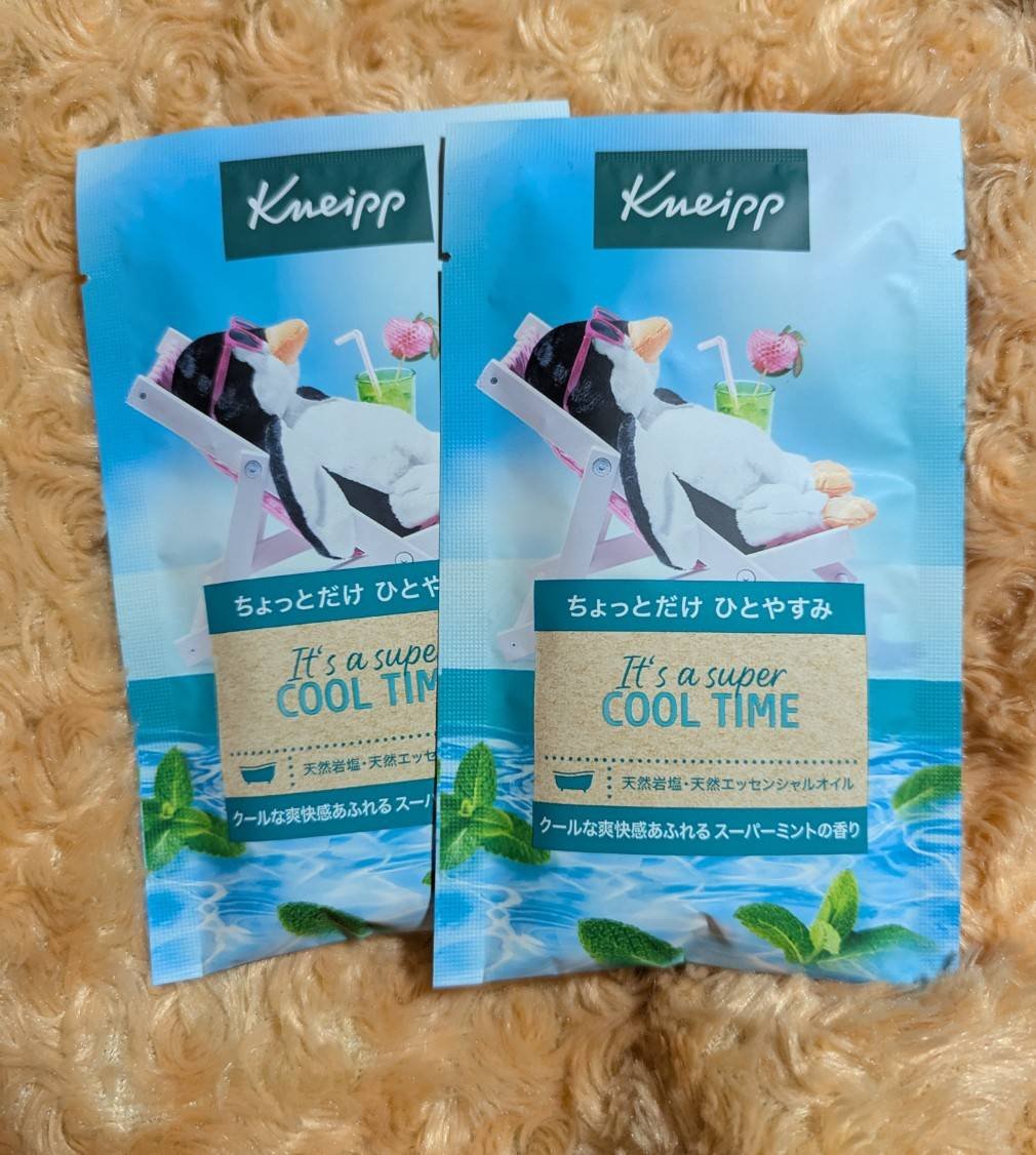 クナイプ バスソルト スーパーミントの香り 50g/クナイプ/無機塩系入浴剤を使ったクチコミ（1枚目）