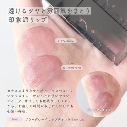 ブラーグロイリップティント/Dinto/リップティントを使ったクチコミ(2枚目)
