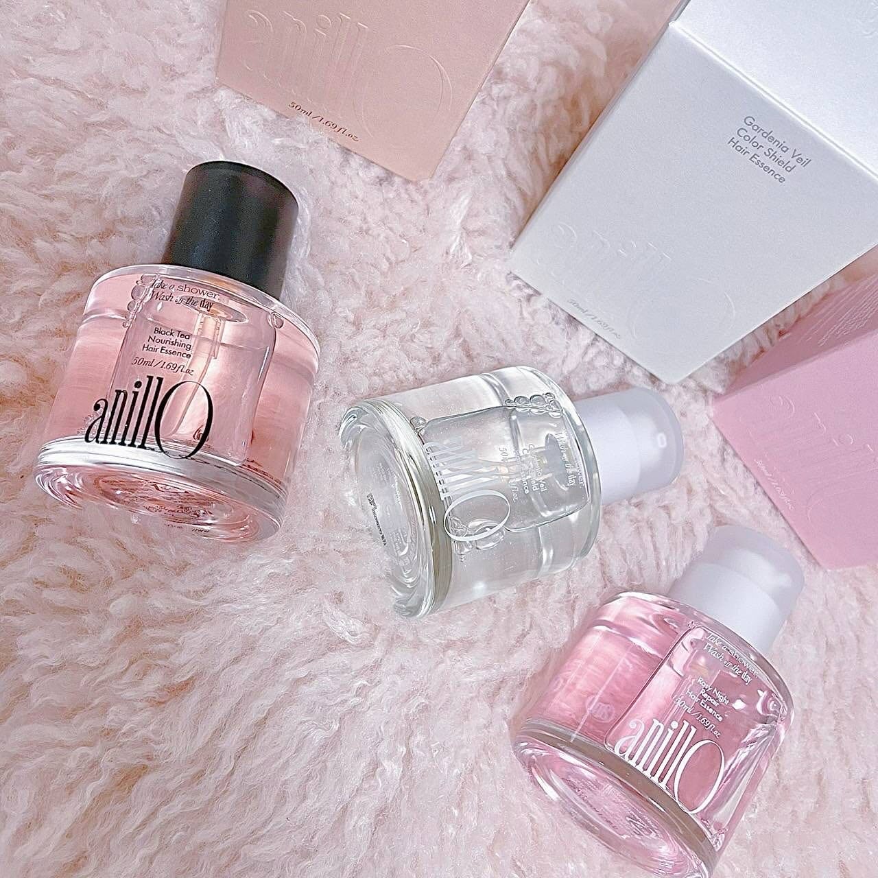 ロージーナイトヘアエッセンス/ANILLO/ヘアオイルを使ったクチコミ(1枚目)