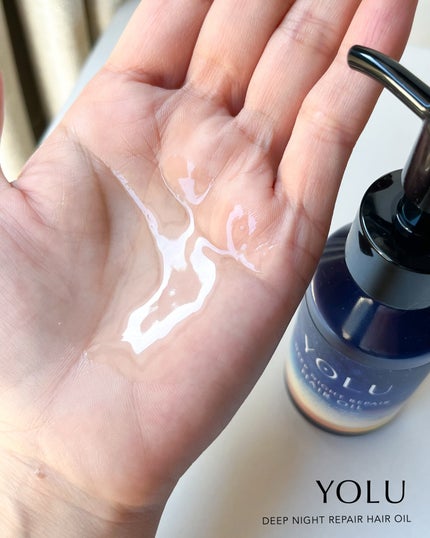 ディープナイトリペアヘアオイル/YOLU/ヘアオイルを使ったクチコミ(2枚目)