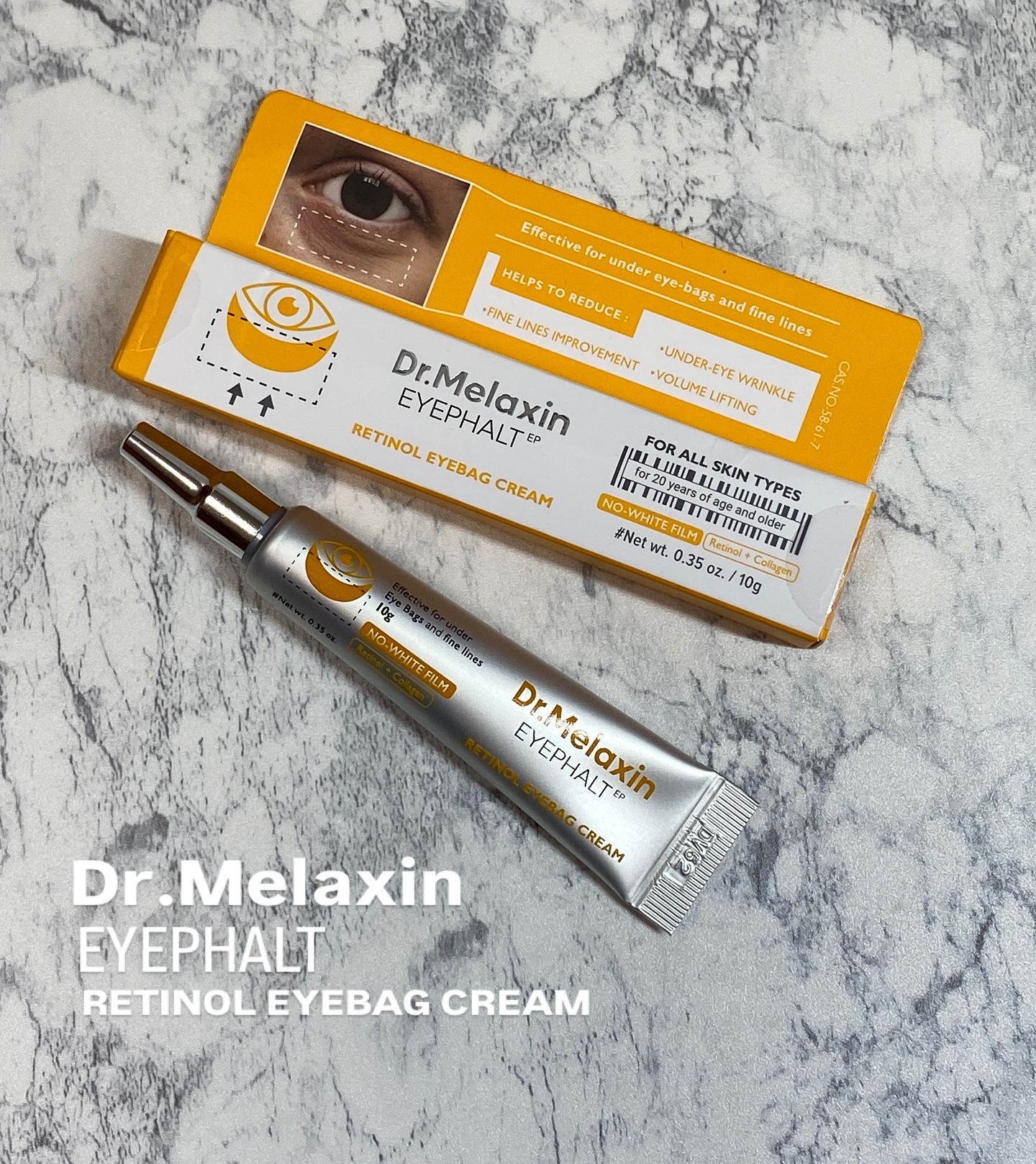 レチノールアイファルトアイバッククリーム/Dr.Melaxin/アイケア・アイクリームを使ったクチコミ（1枚目）