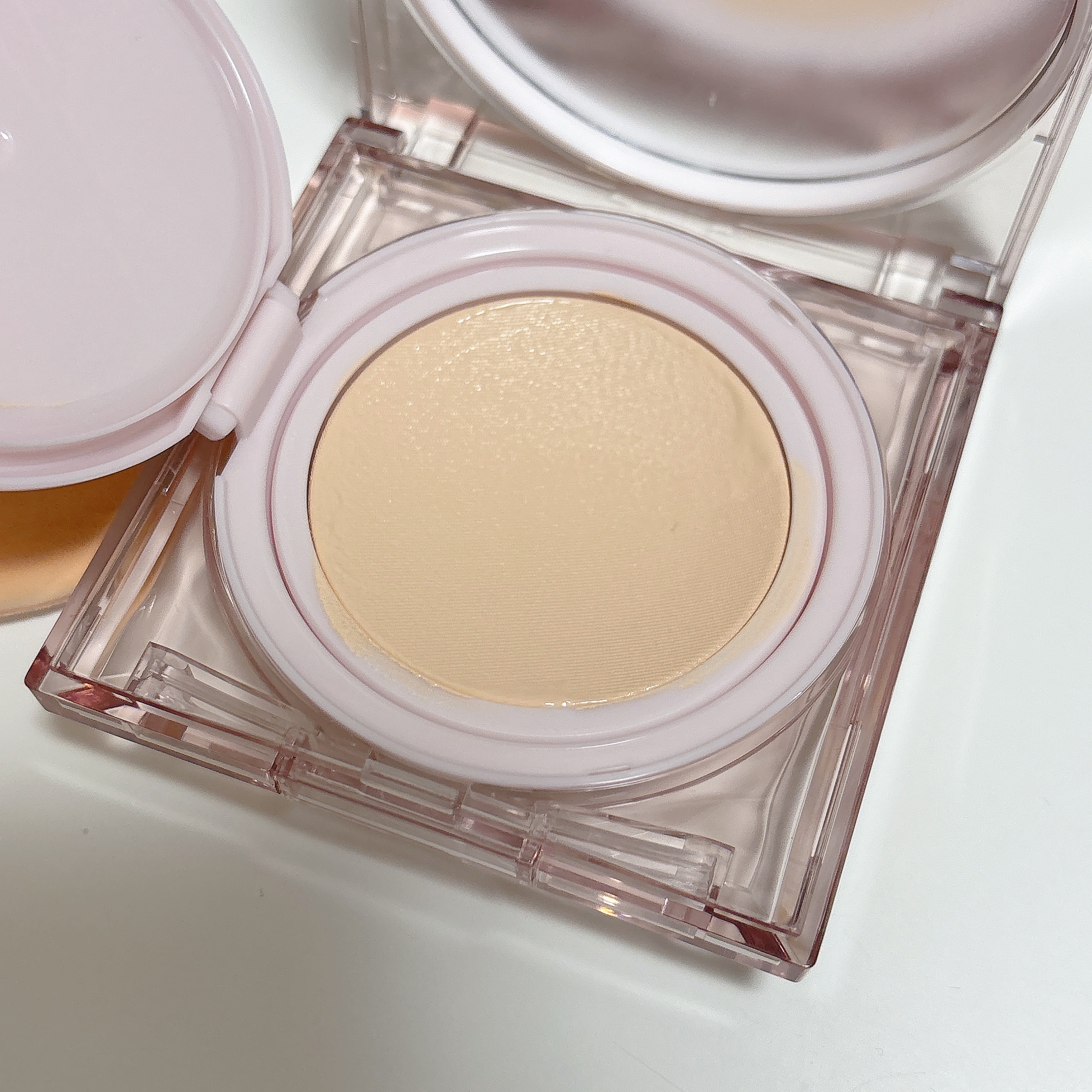 キル カバー メッシュ グロウ クッション 02 LINGERIE/CLIO/クッションファンデーションを使ったクチコミ（3枚目）