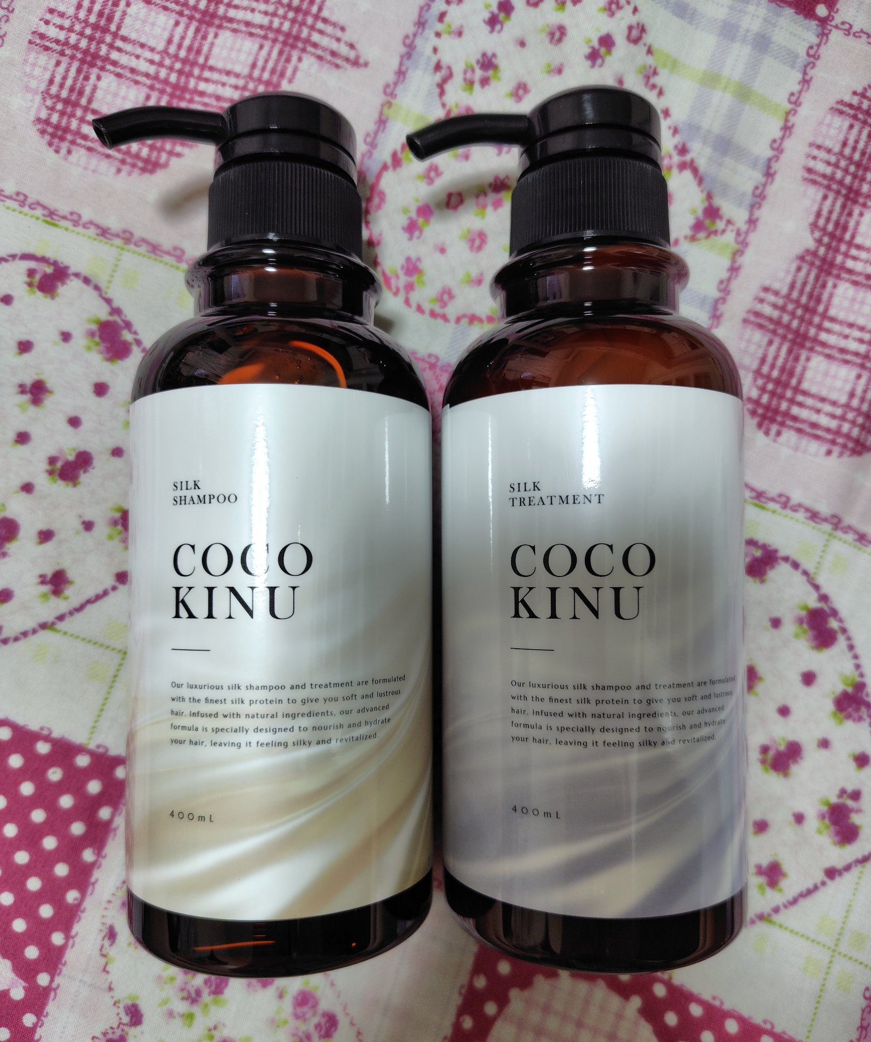 COCO KINU COCO KINU シルクシャンプー / トリートメントのクチコミ「「COCO KINU（ココキヌ）シャンプー＆トリートメント」

独自のプラチナシルク処方によっ.....」（1枚目）