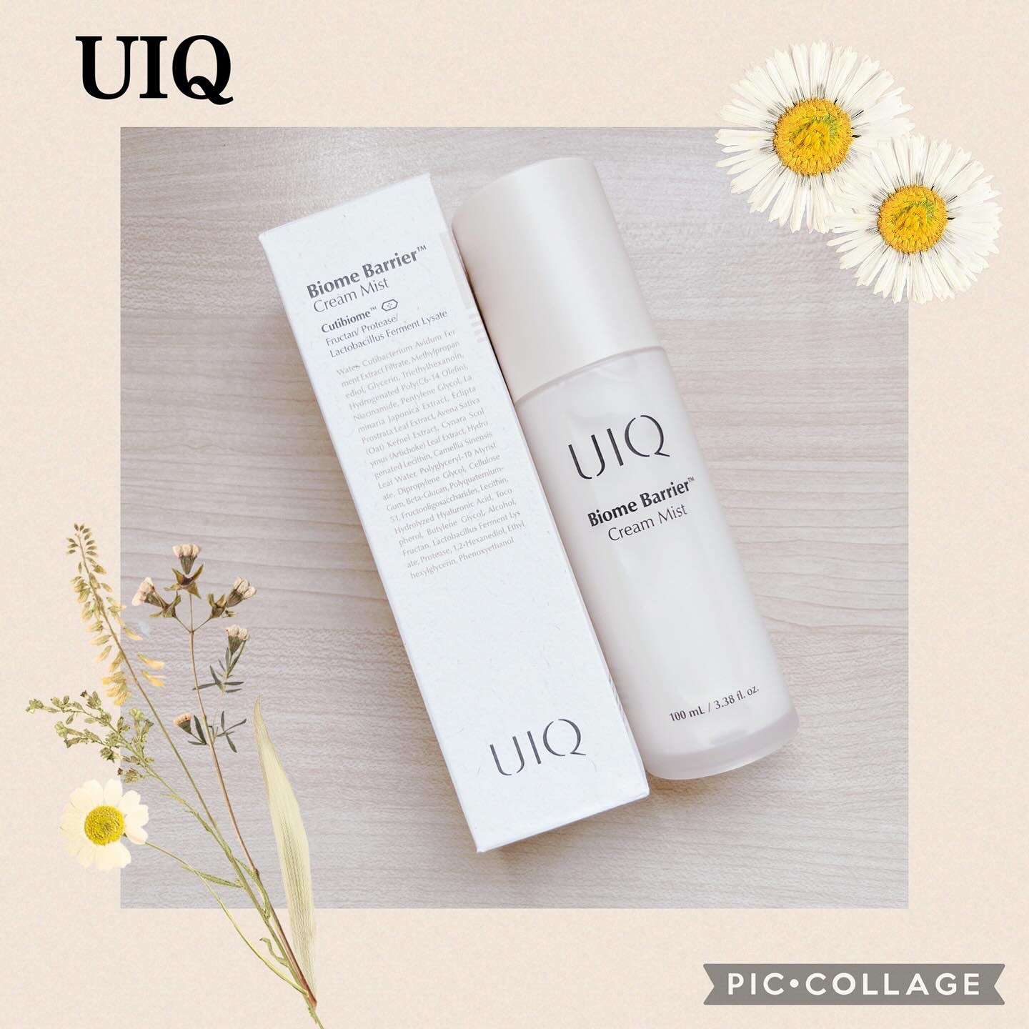 バイオームバリア クリームミスト/UIQ/ミスト状化粧水を使ったクチコミ（1枚目）