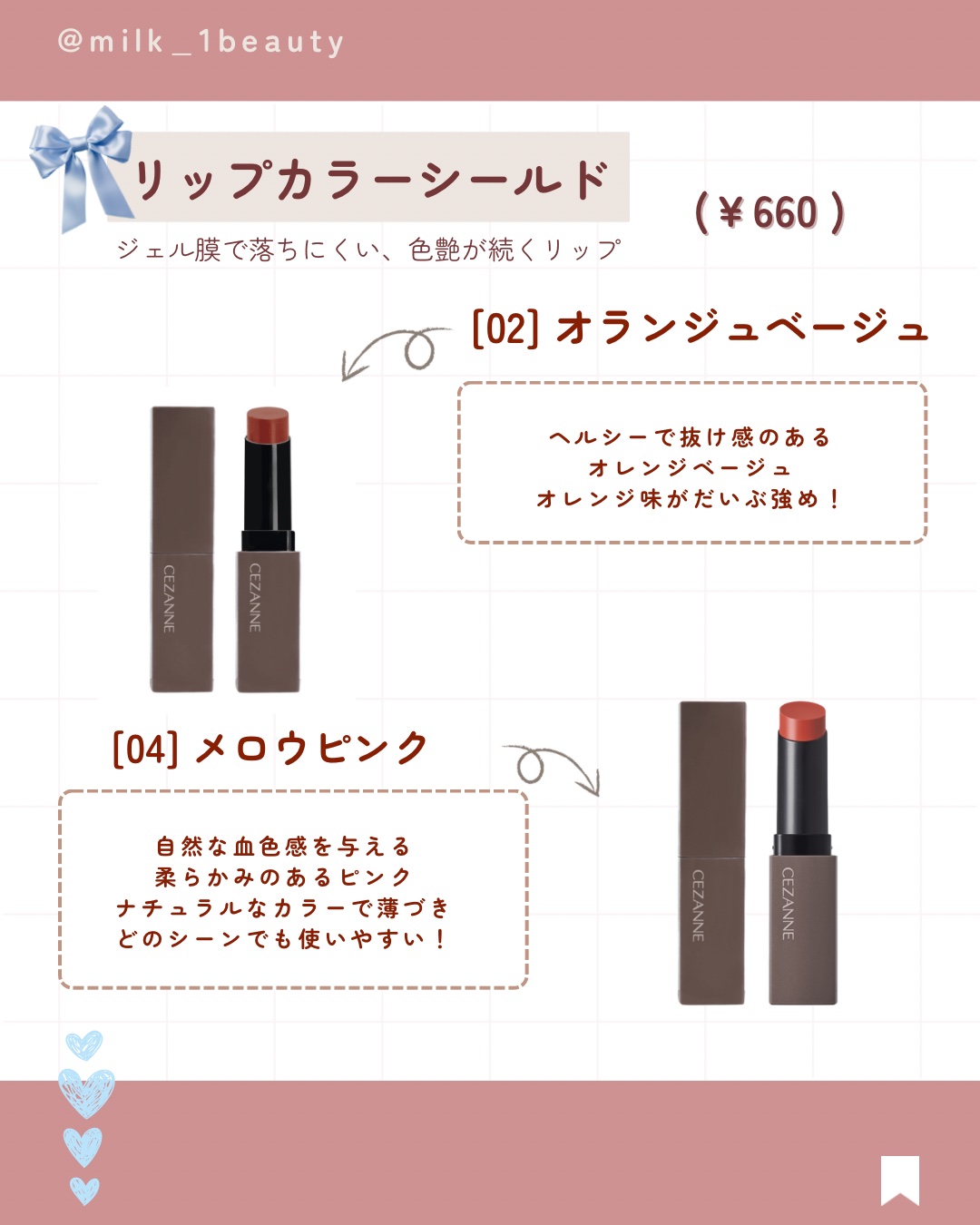 ラスティング リップカラーN/CEZANNE/口紅を使ったクチコミ（3枚目）