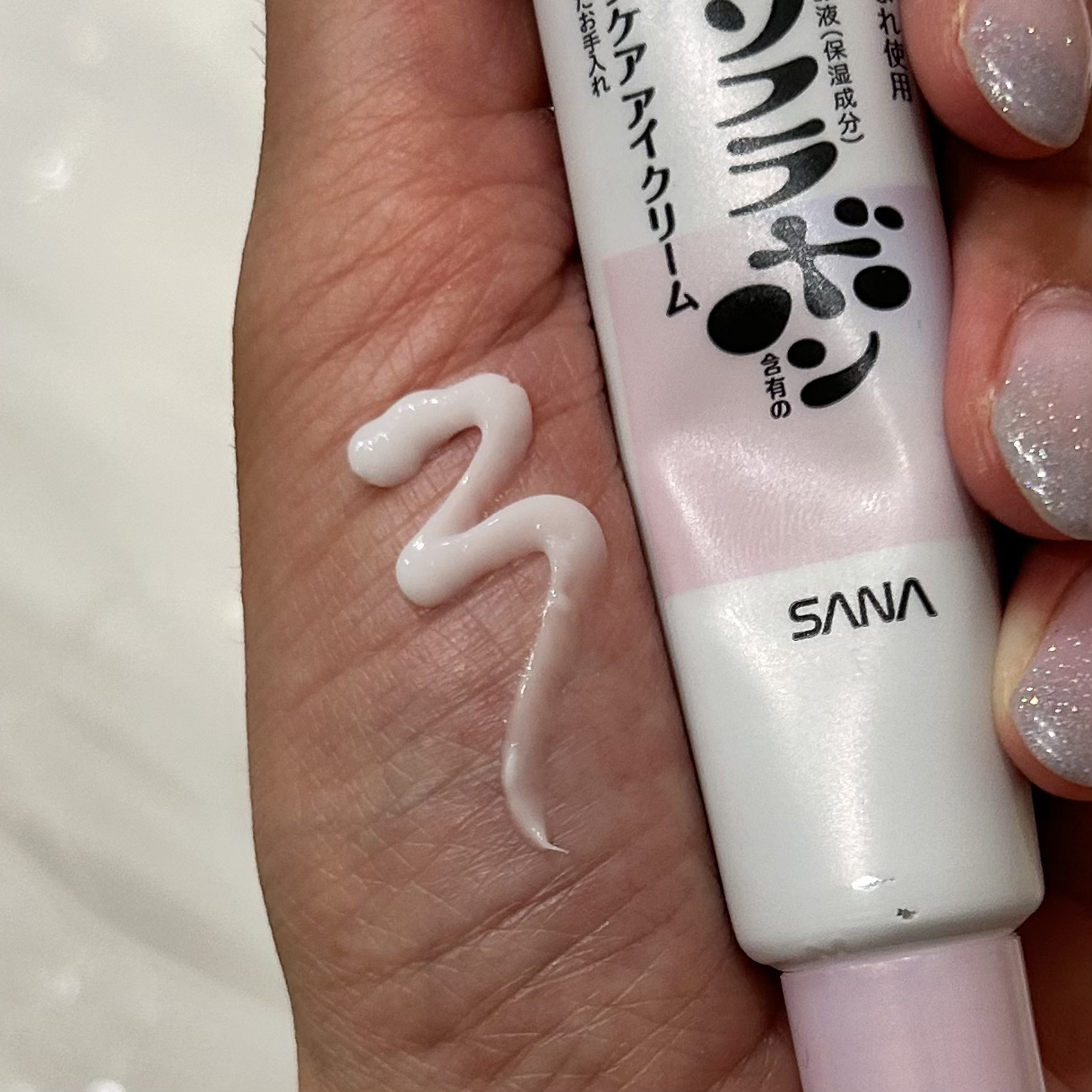 薬用リンクルアイクリーム ホワイト/なめらか本舗/アイケア・アイクリームを使ったクチコミ（3枚目）