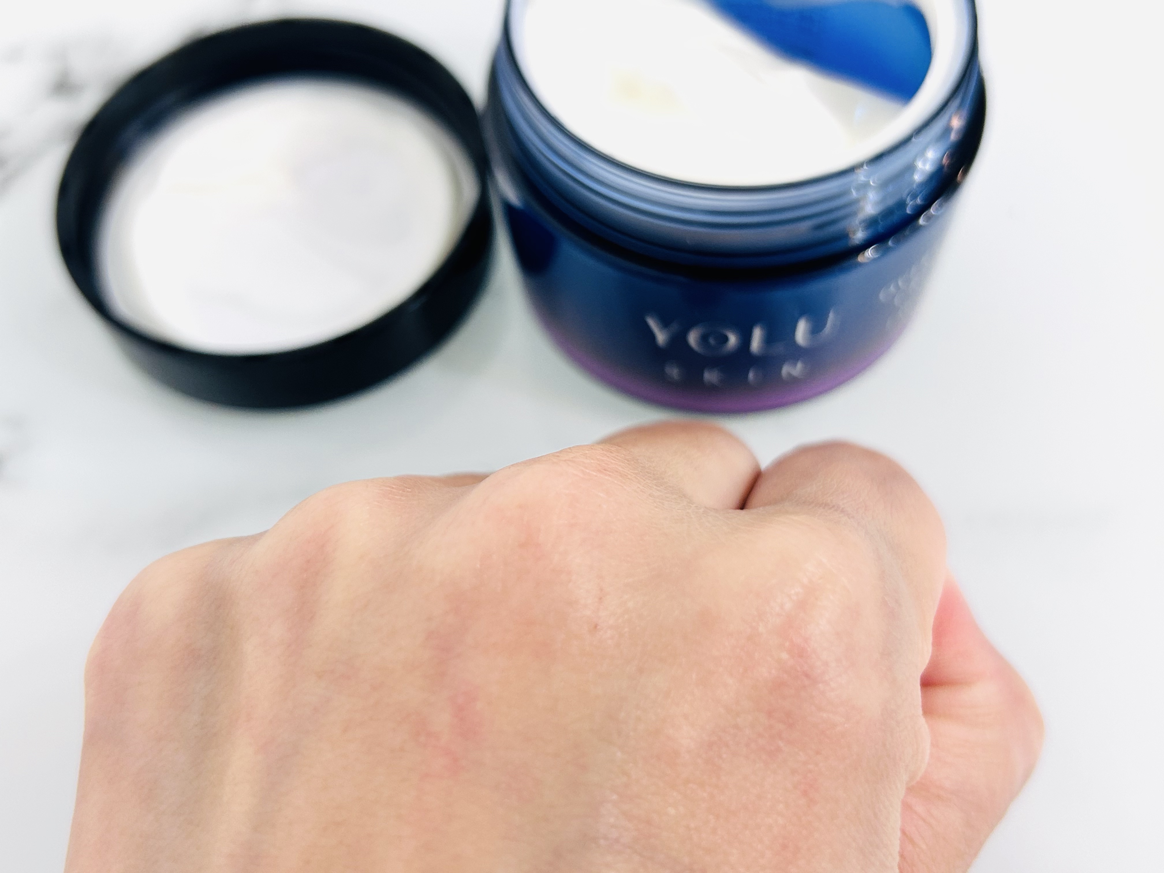 ヨル スキン オーバーナイトクリーム モイスト/YOLU/フェイスクリームを使ったクチコミ（3枚目）