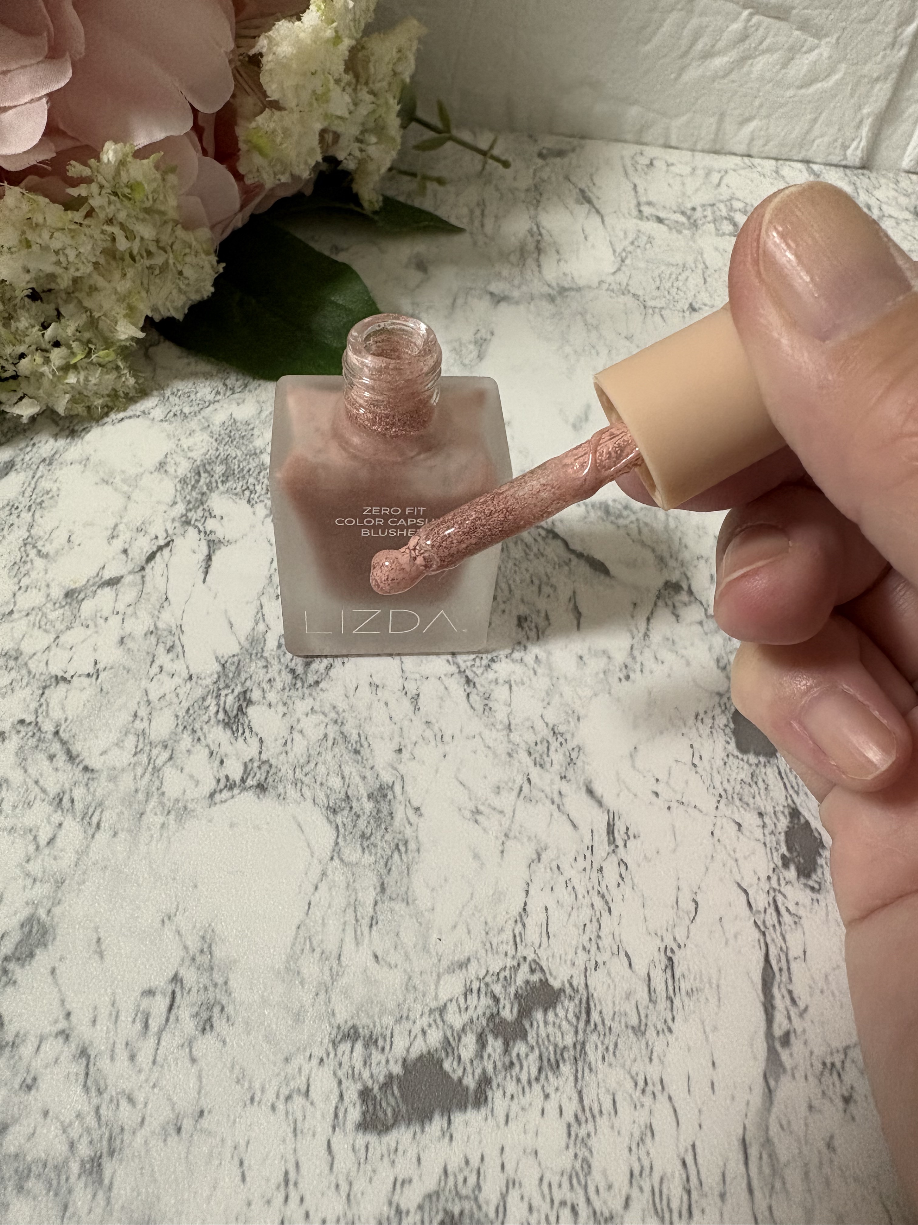 LIZDA リズダ バブルチーク/LIZDA/リキッドチークを使ったクチコミ（3枚目）