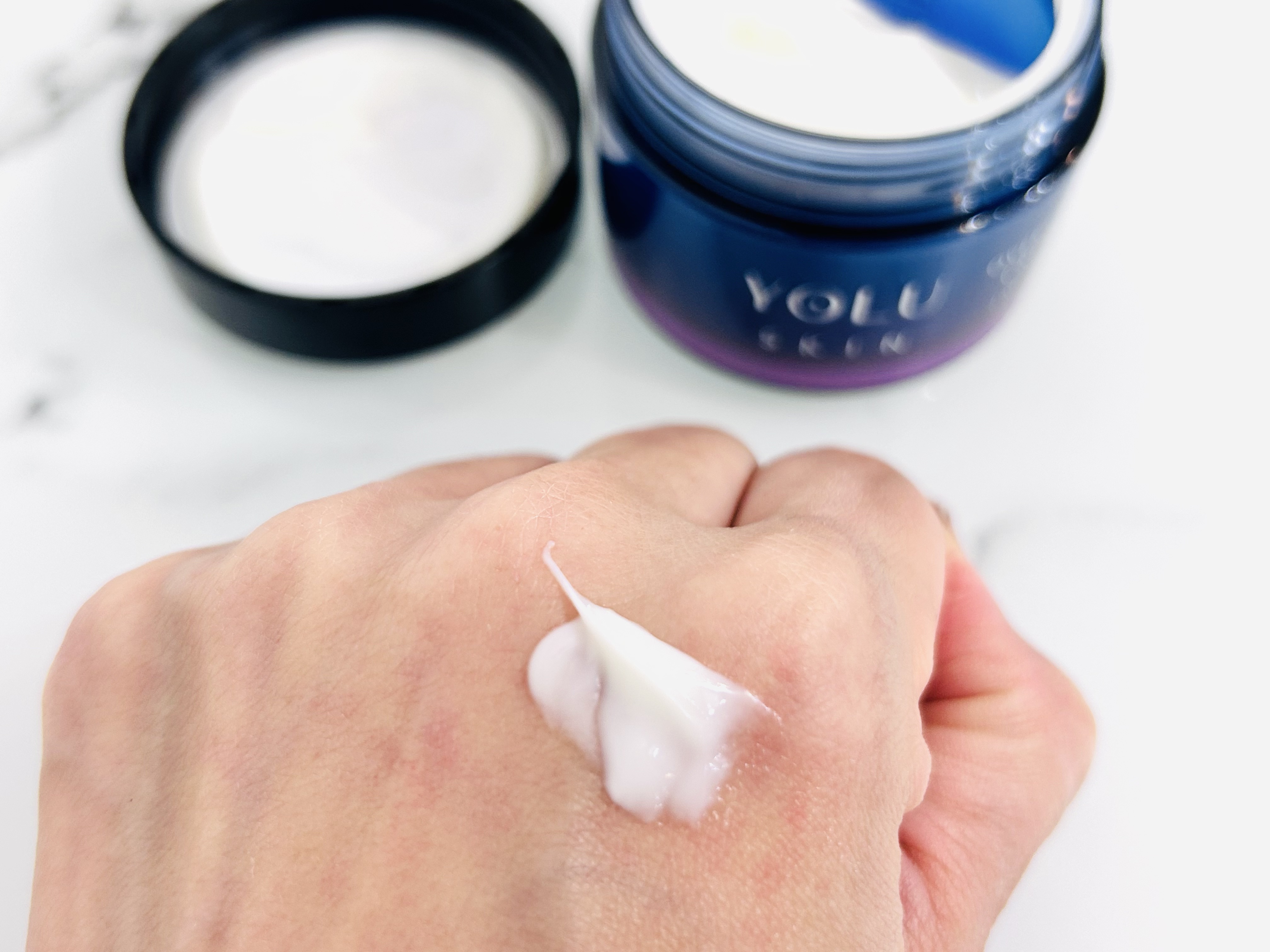 ヨル スキン オーバーナイトクリーム モイスト/YOLU/フェイスクリームを使ったクチコミ（2枚目）