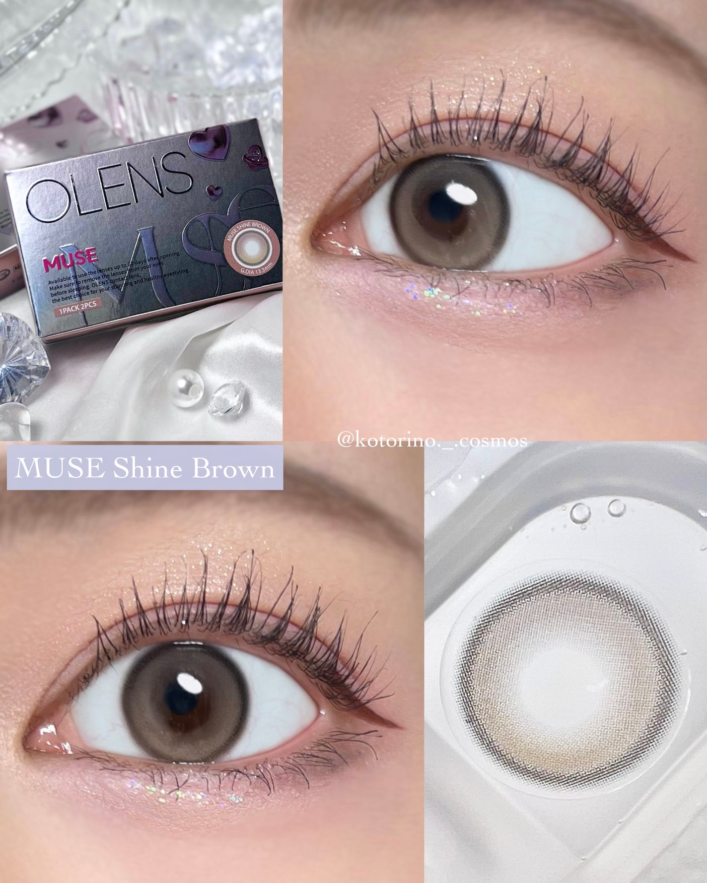 MUSE 1month/OLENS/1ヶ月(1MONTH)カラコンを使ったクチコミ(5枚目)