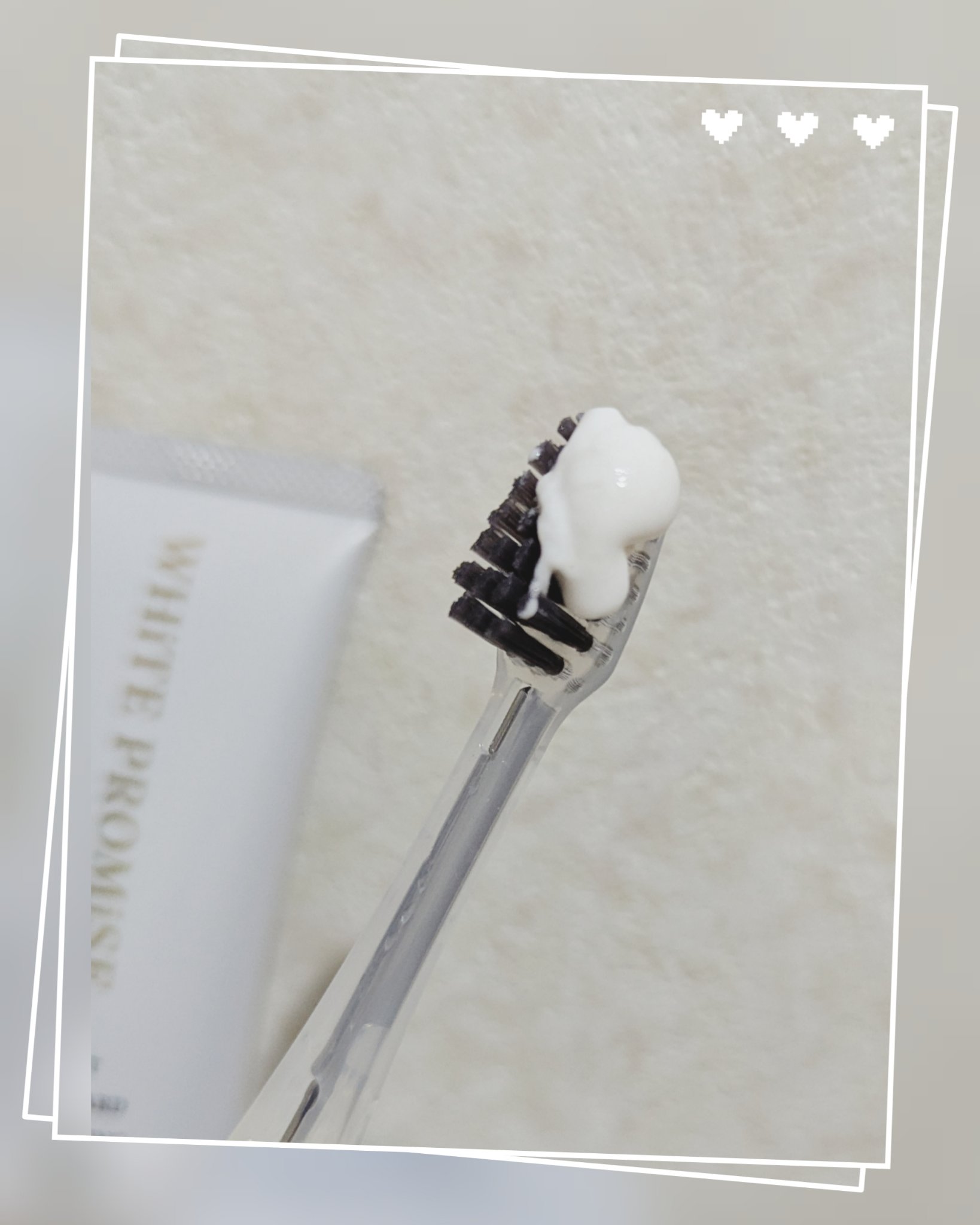 ホワイトプロミス  美白*＋むし歯予防*/WHiTE PROMiSE/歯磨き粉を使ったクチコミ（3枚目）