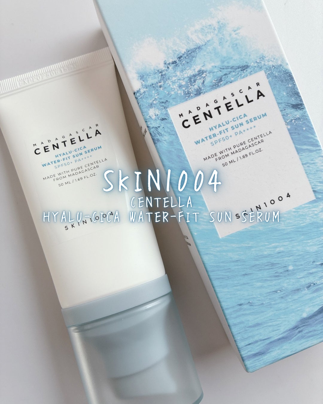 ヒアルーシカ ウォーターフィット サンセラム/SKIN1004/日焼け止めローションを使ったクチコミ(1枚目)