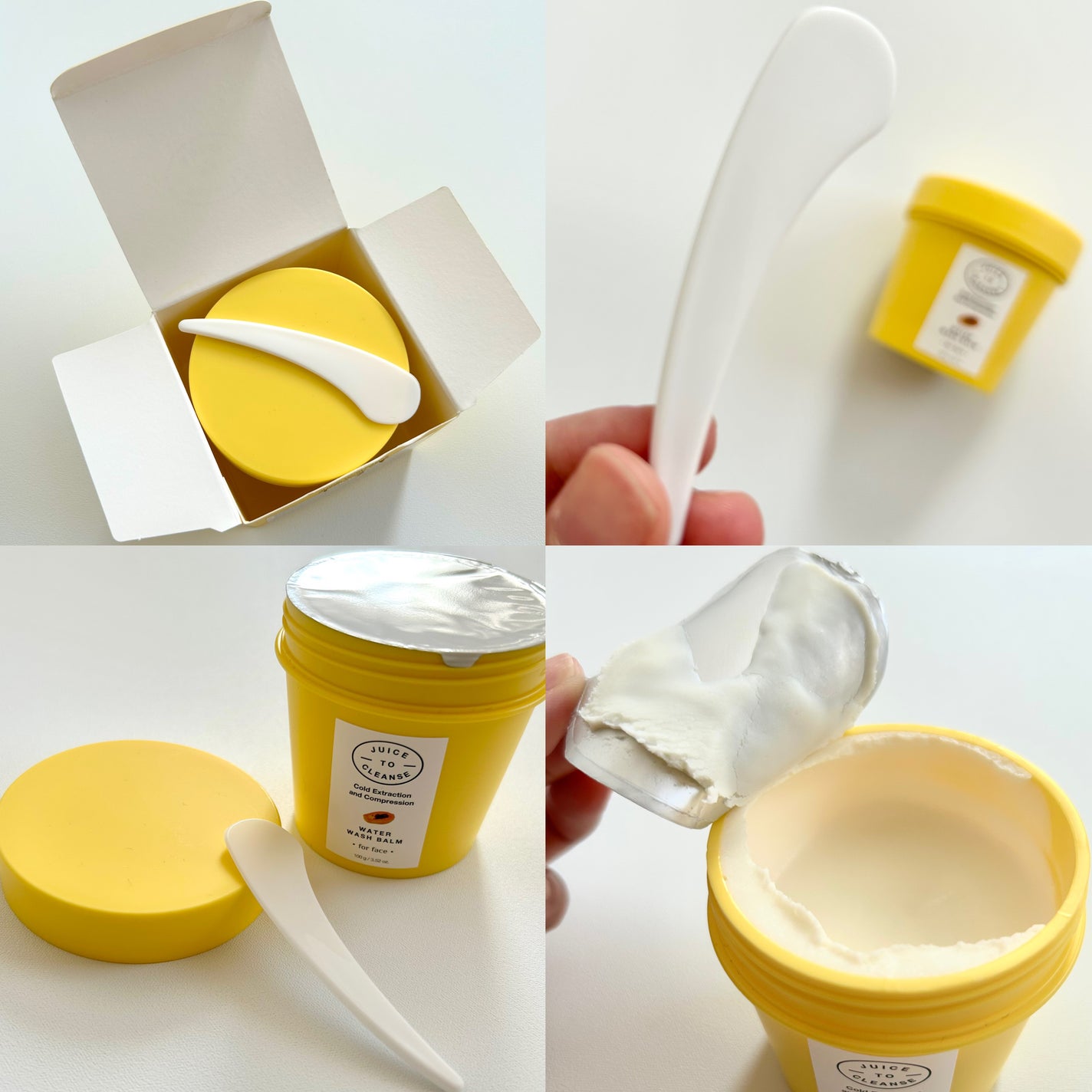 ウォーターウォッシュバーム/JUICE TO CLEANSE/スクラブ・ゴマージュを使ったクチコミ(2枚目)